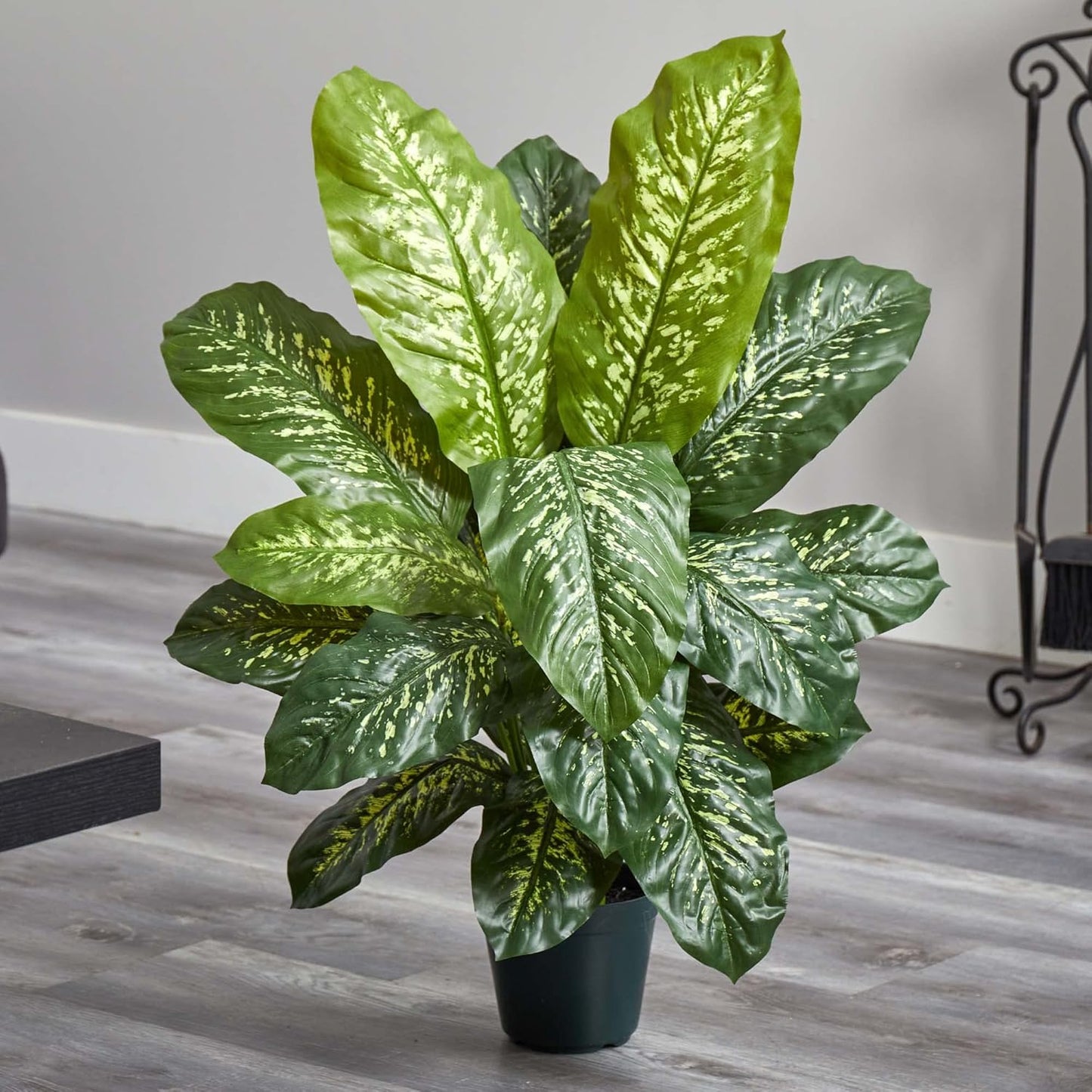 Nearly Natural 34in. Dieffenbachia Artificial Plant (Real Touch)
