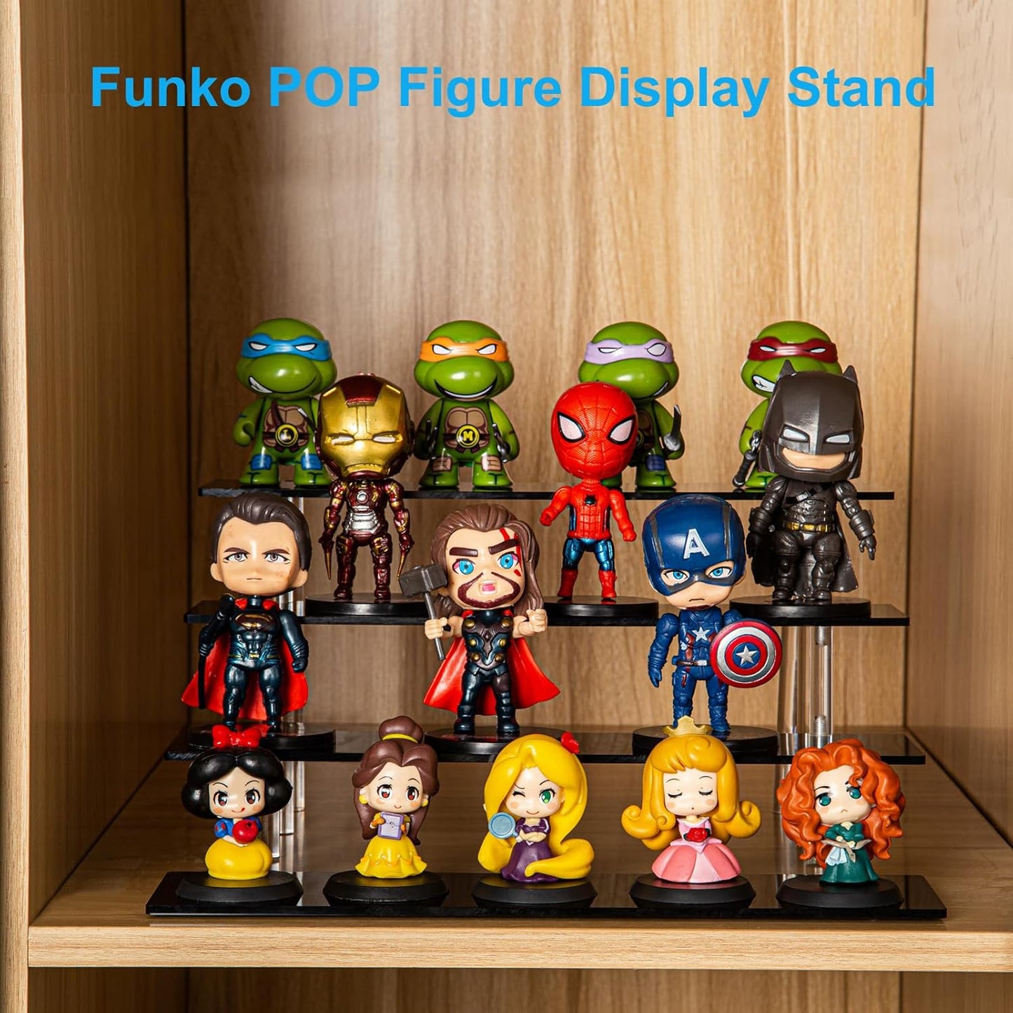 4 Tier Perfume Organizer Stand, Acrylic Risers Display Stands, Display
