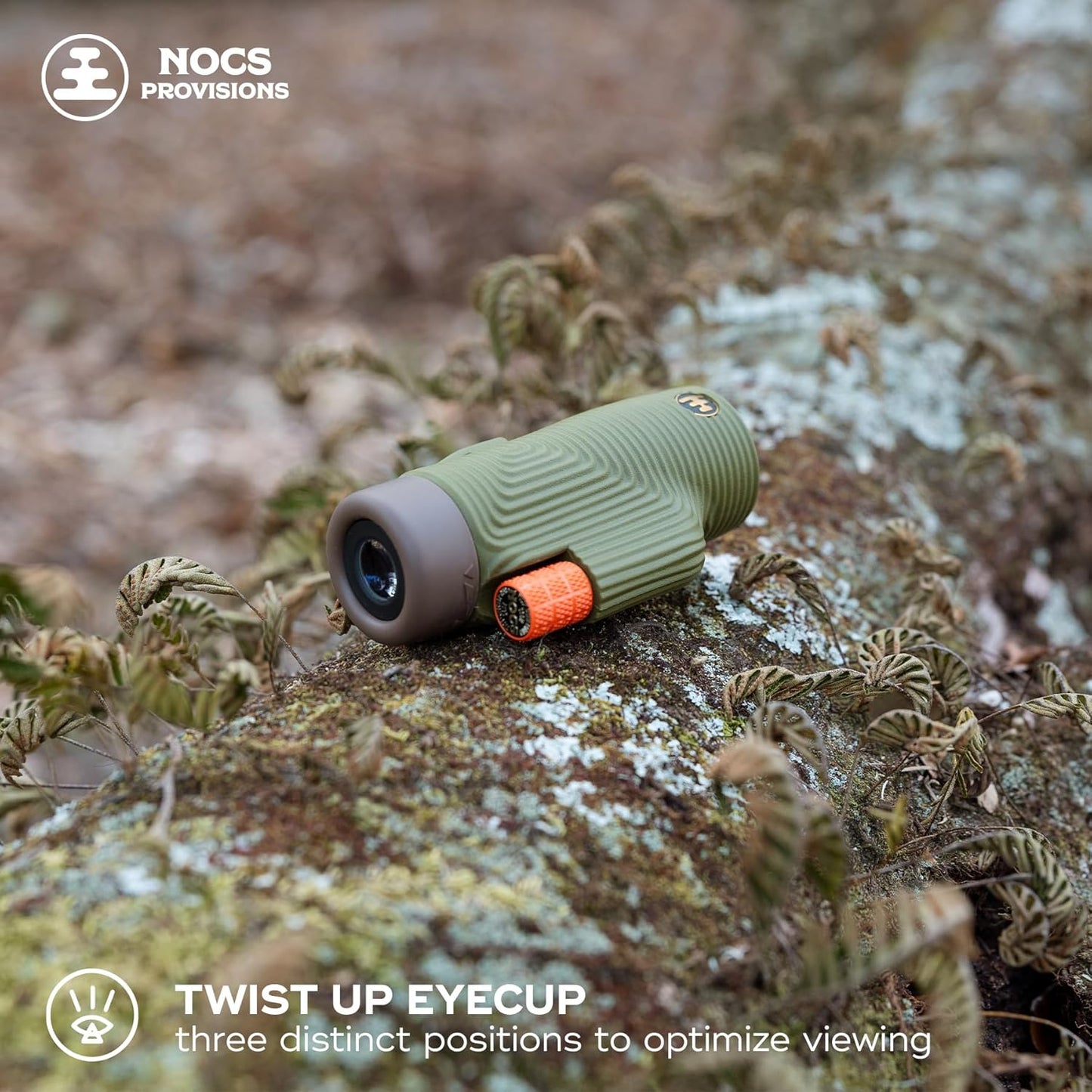 Nocs Provisions Zoom Tube 8x32 Monocular, 8X Magnification Telescope, 