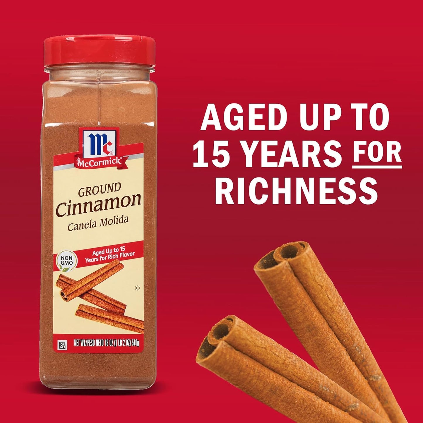 McCormick Ground Cinnamon, 18 oz (Pack - 1)