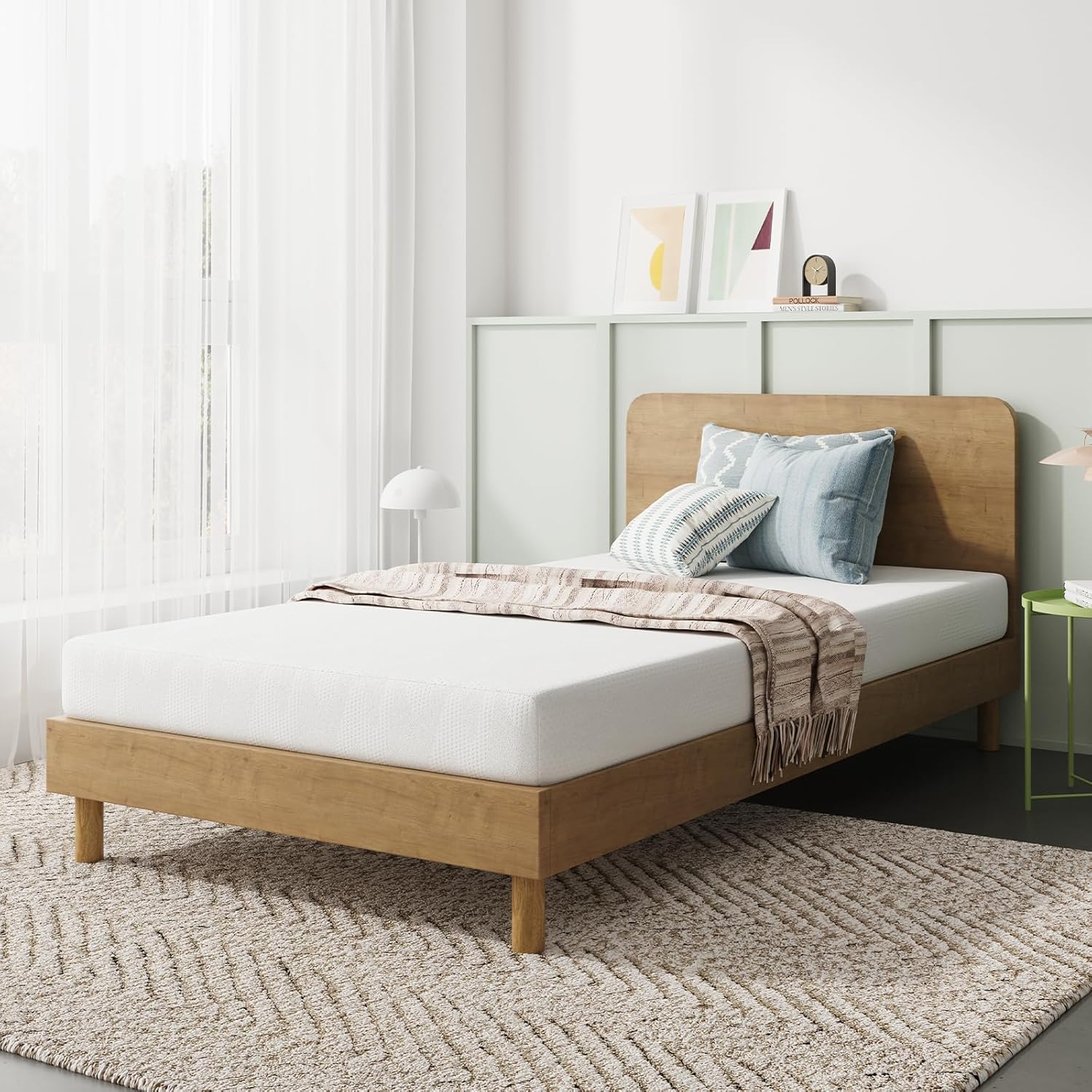 Novilla Twin Mattress, 6 Inch Twin Bed Mattress for Kids, Gel Memory F