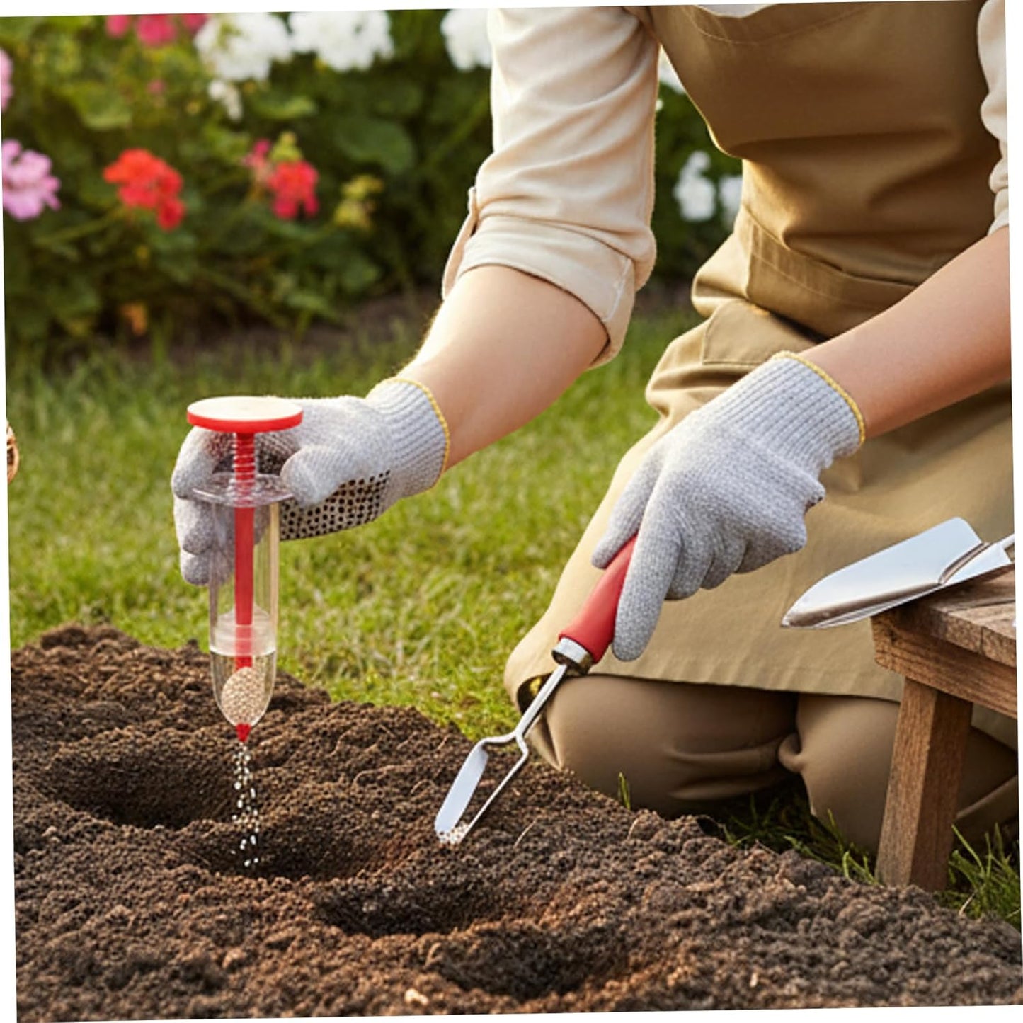 3Pcs Seed Planter Tool, Mini Hand Seed Dispenser for Precise Planting, Garden Seeder for Small Seeds Planter