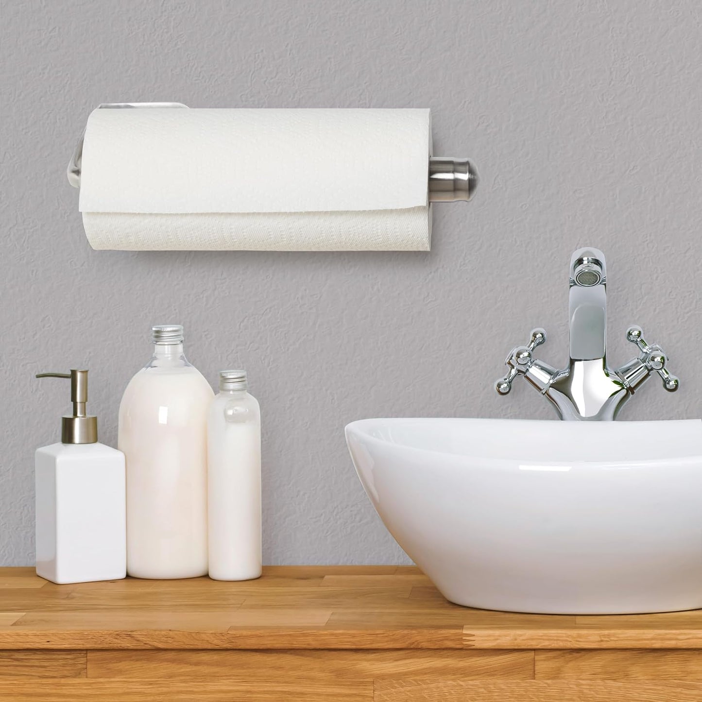 Kamenstein Perfect Tear Wall Mount Paper Towel Holder, Patented Design