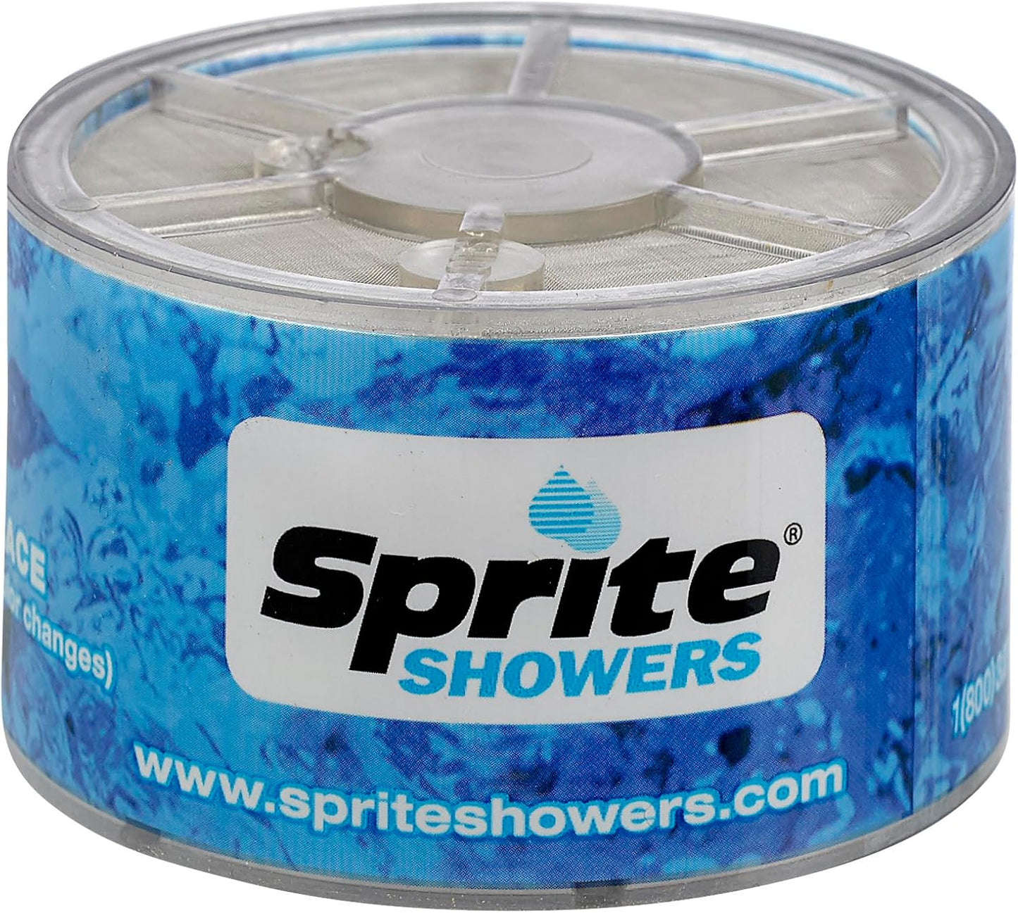 Sprite Showers SLC-R Slim-Line Shower Filter Replacement Cartridge, 1 Count (Pack of 1), Blue