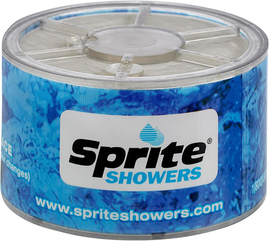 Sprite Showers SLC-R Slim-Line Shower Filter Replacement Cartridge, 1 Count (Pack of 1), Blue