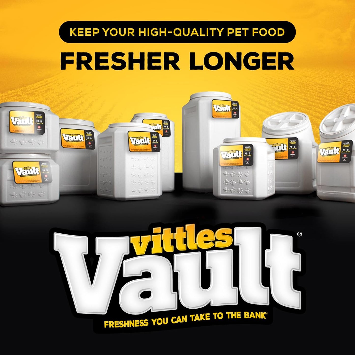 Gamma2 Vittles Vault Pet Food Storage Containers - Sealed Dog and Cat 