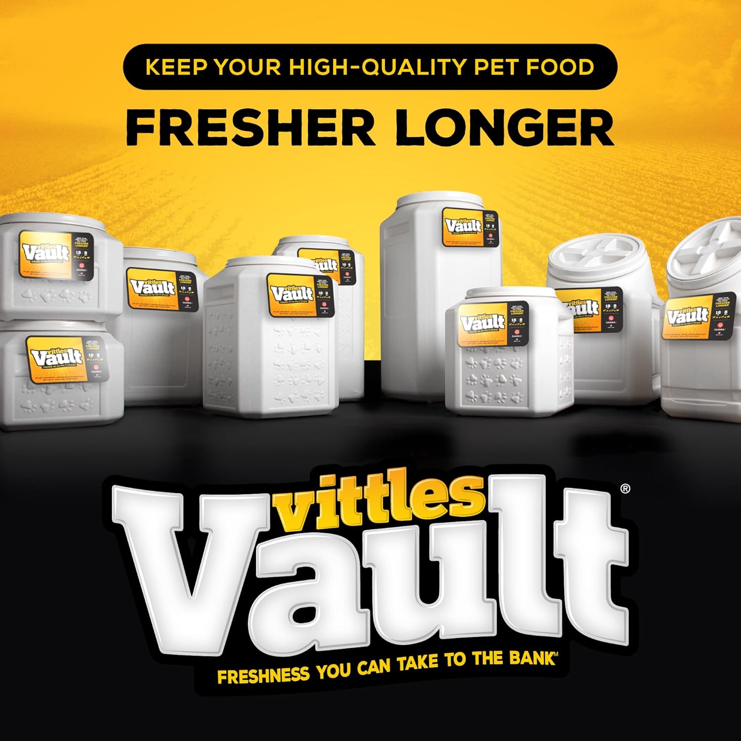 Gamma2 Vittles Vault Pet Food Storage Containers - Sealed Dog and Cat 