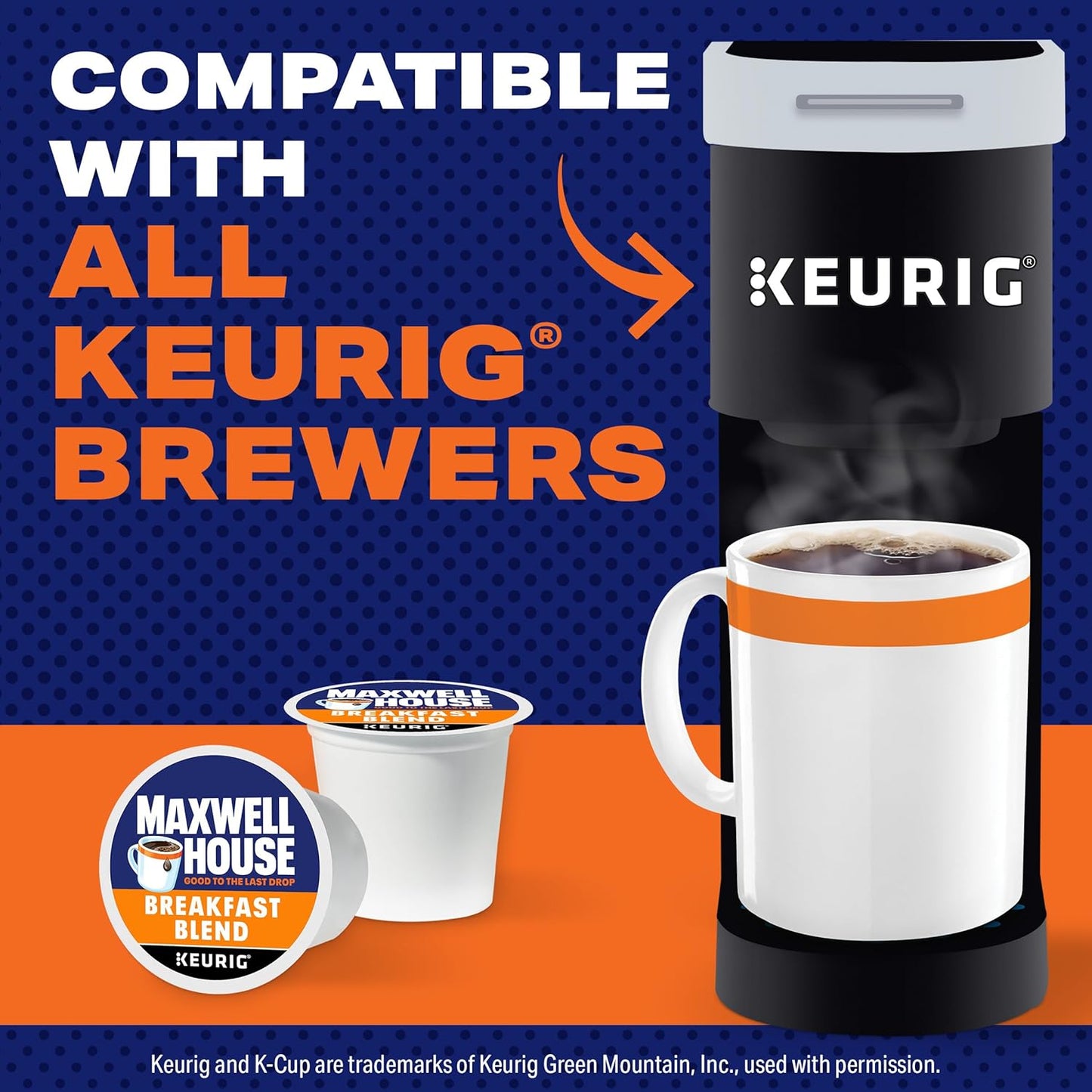 Maxwell House Breakfast Blend Light Roast K-Cup® Coffee Pods, 24 ct. Box