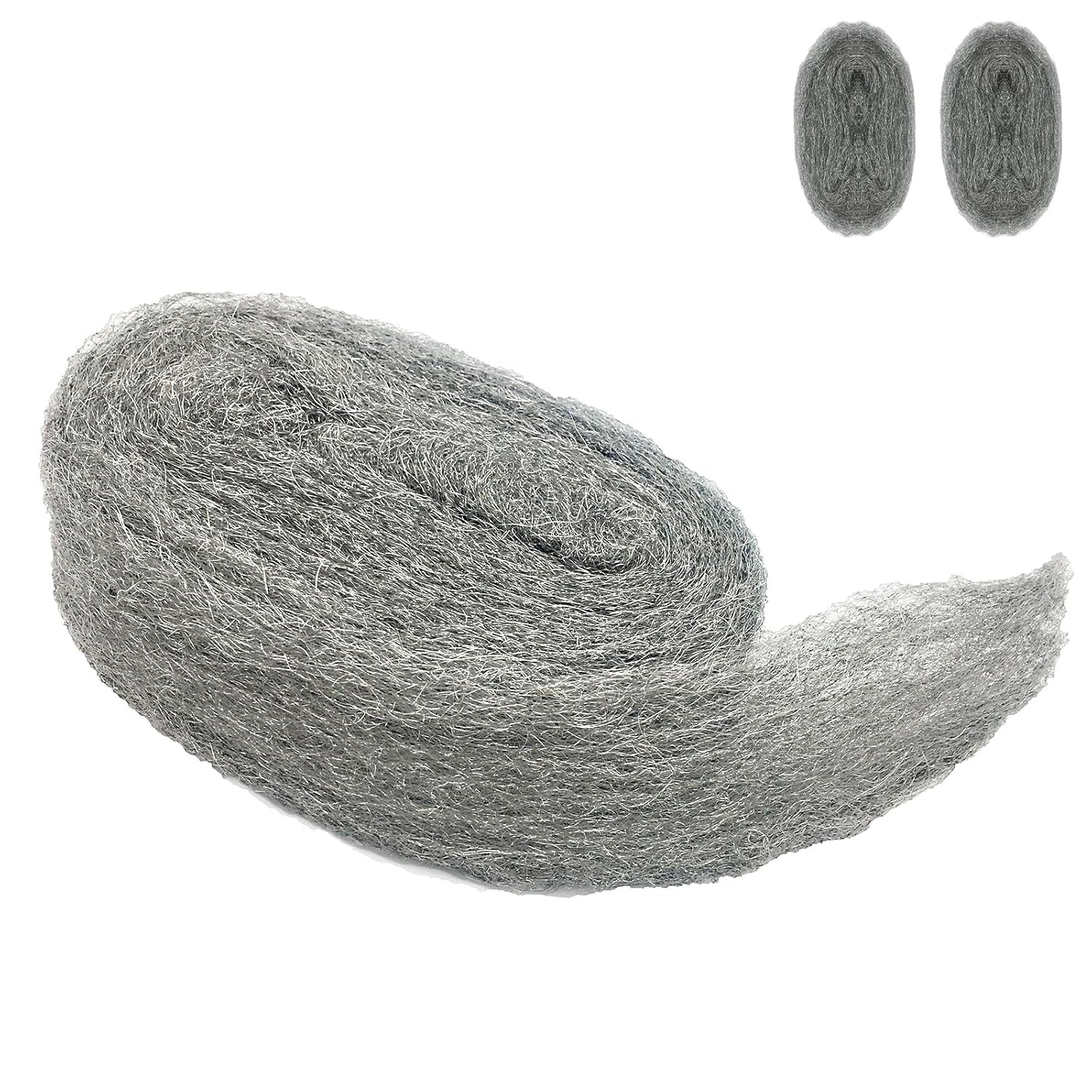 Steel Wool Mice Control, 2 Pack 3" x10 Ft Hole Filler, Gap Blocker, Ba