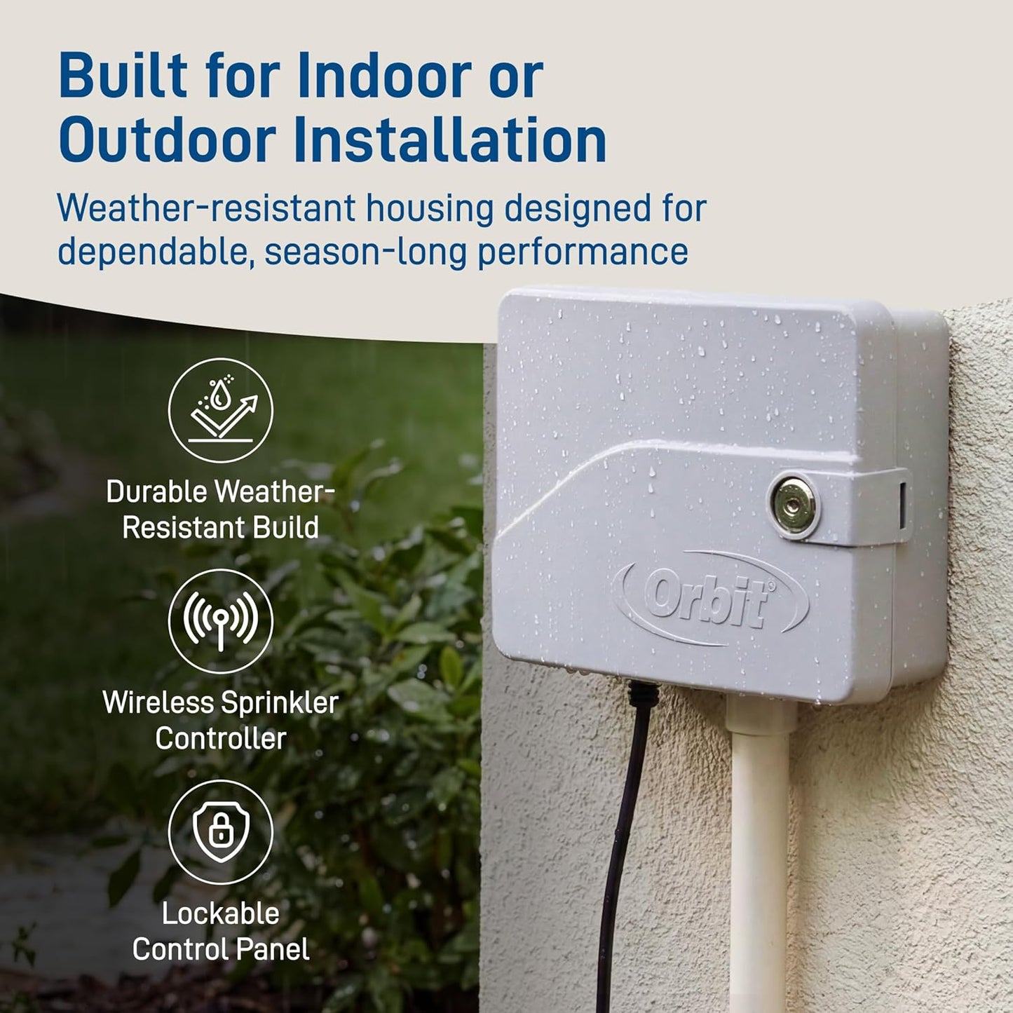 Orbit 57946 B-hyve 6-Zone Smart Indoor/Outdoor Sprinkler Controller