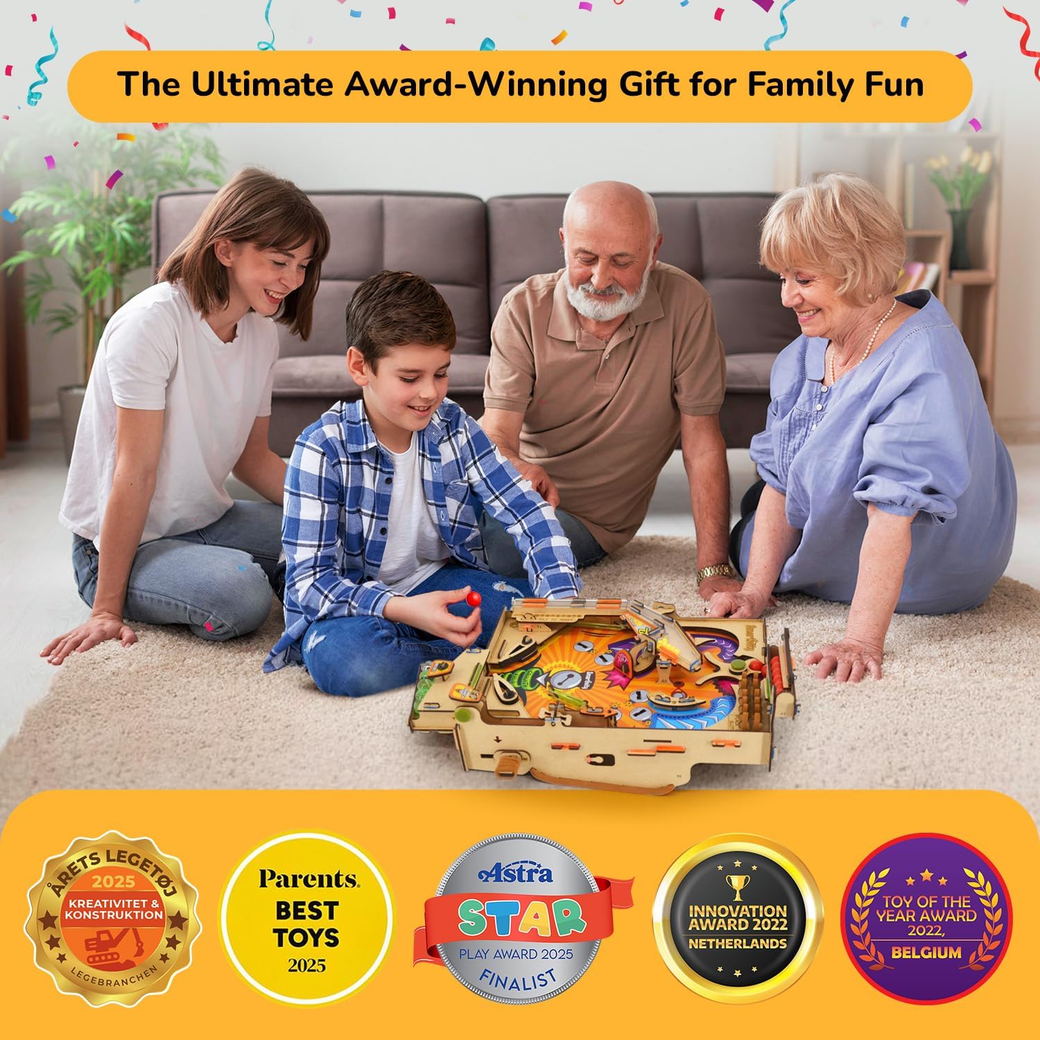 Smartivity DIY Pinball Machine for Kids 8-14 Years Old | Global Award 