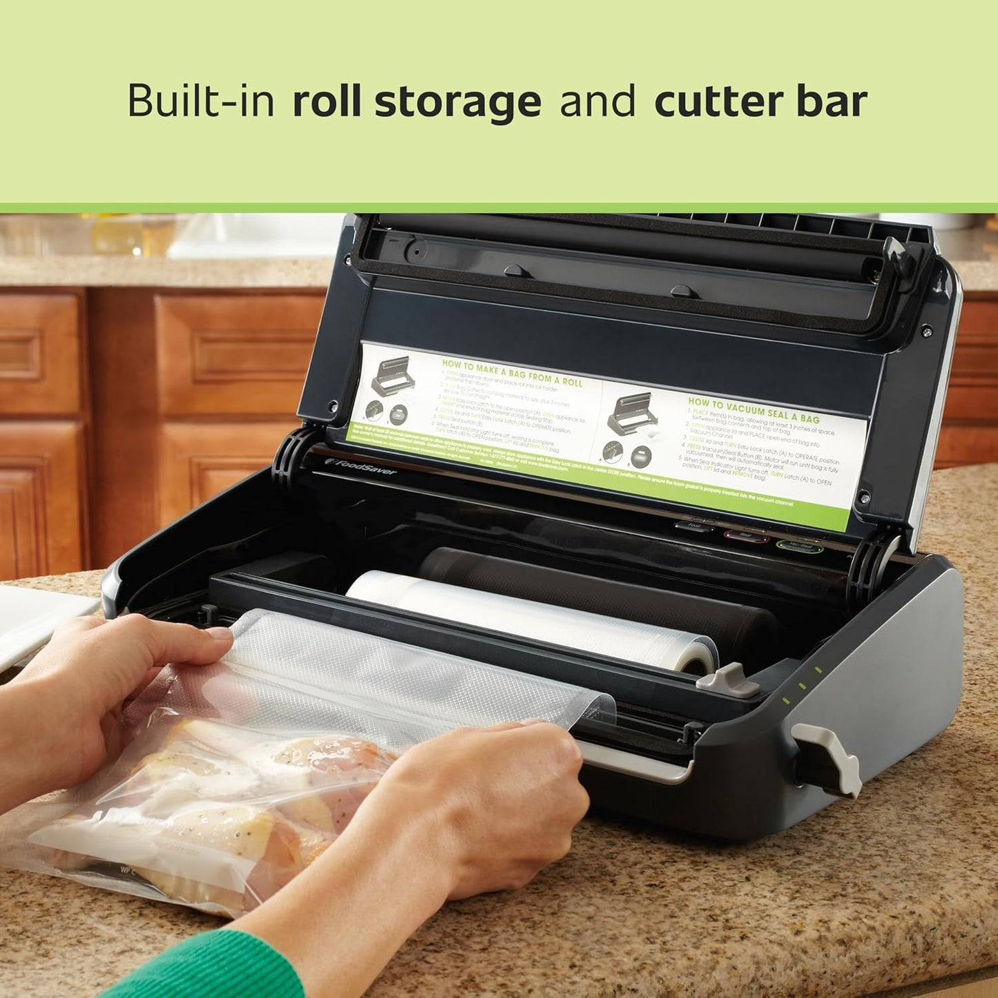 FoodSaver Vacuum Sealer Machine, Automatic Bag Detection, Sous Vide Fr