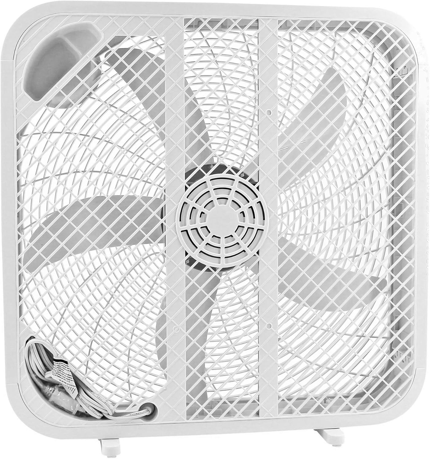 Genesis 20" Box Fan, 3 Settings, Max Cooling Technology, Carry Handle,