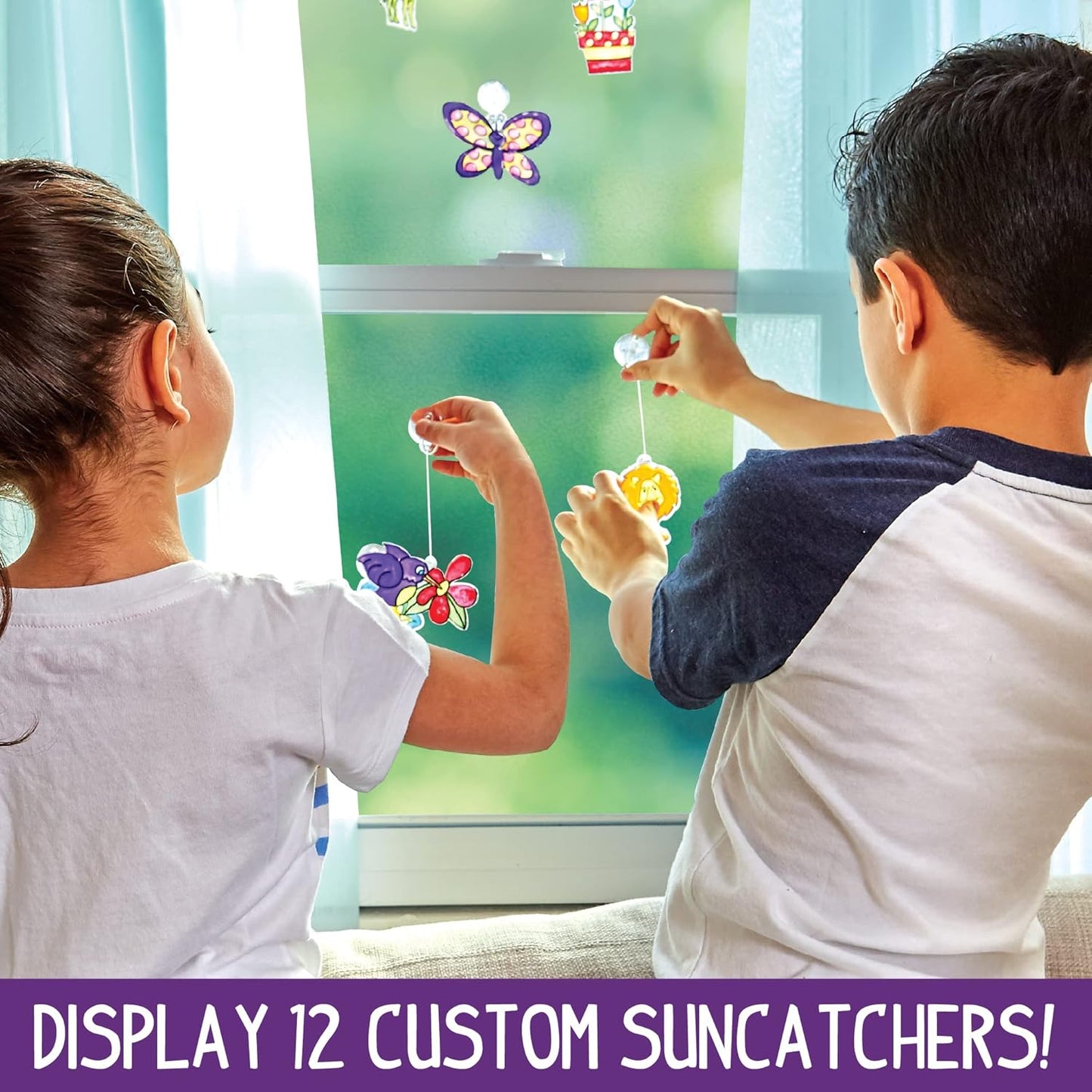 Made By Me Create Your Own Window Art, Paint Your Own Suncatchers, DIY