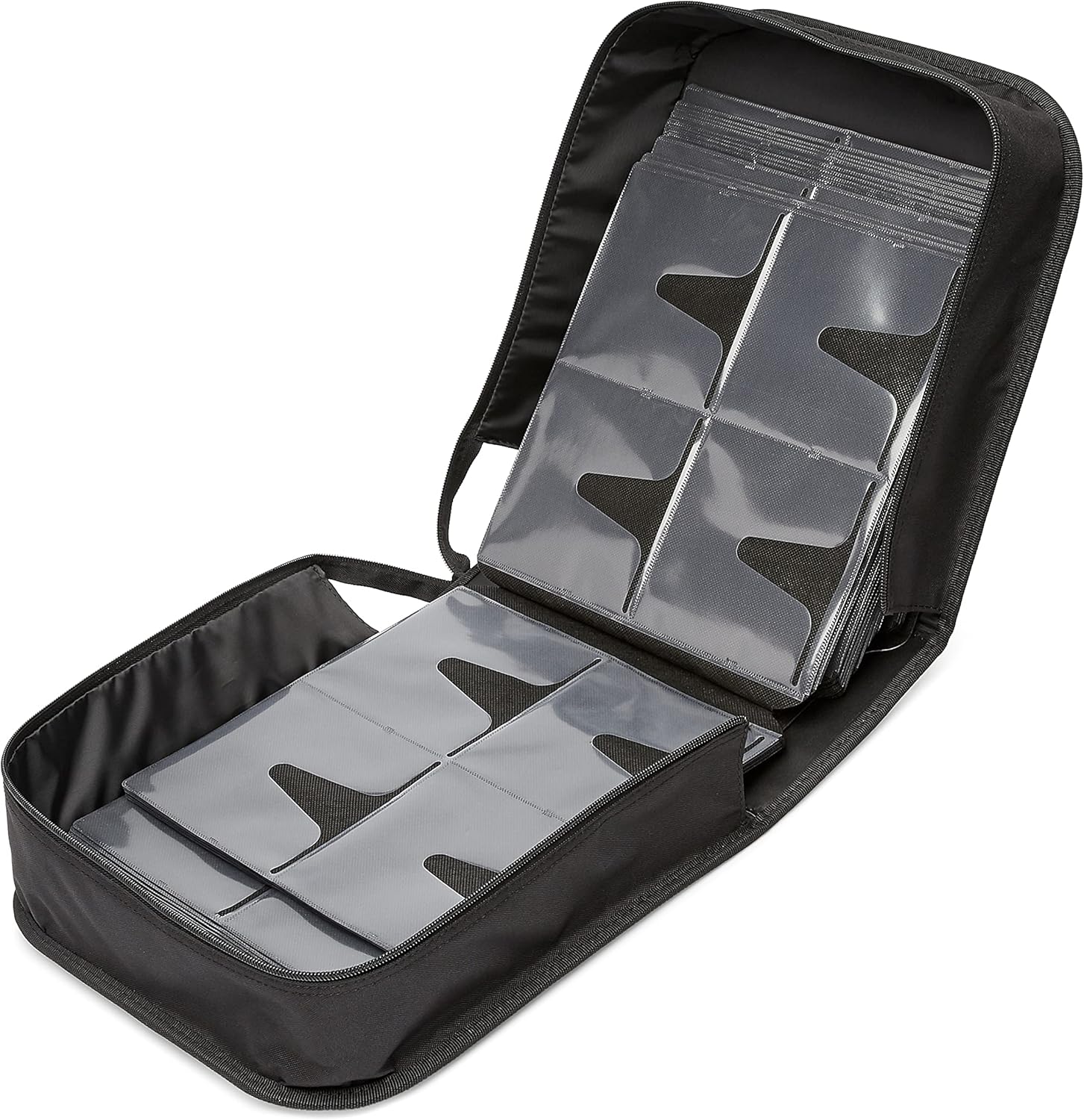 Amazon Basics Polyester CD/DVD Portable Storage Binder with Handle, 40