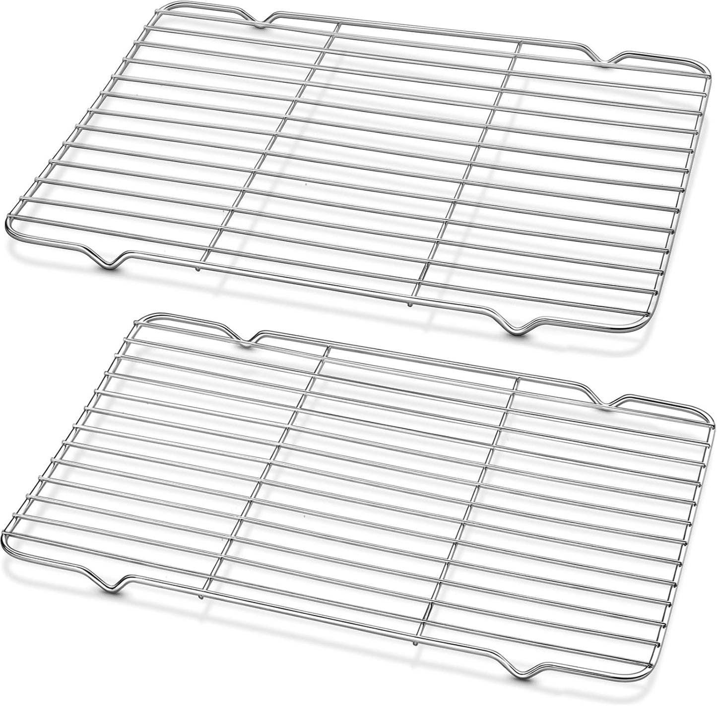 Cooling Rack and Baking Rack with Stainless Steel, 2 - Pack 10 x 15 In