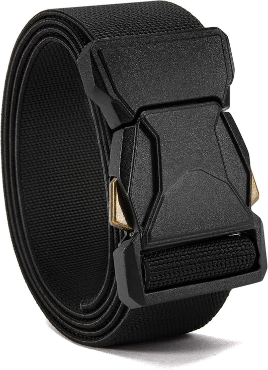 CHAOREN Tactical Belt Men - 1.5" Stretch Belt for Work - Quick Release