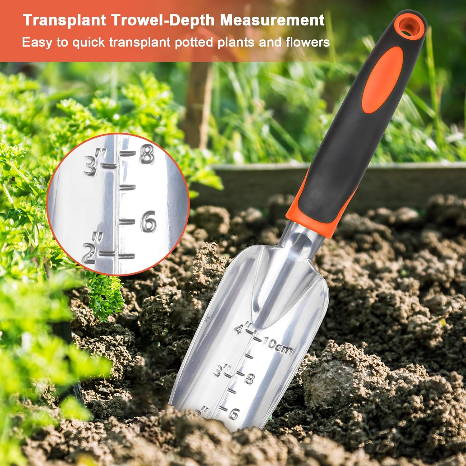 Garden Tools Set, 3 Pack Heavy Duty Gardening Tools Set Include Garden