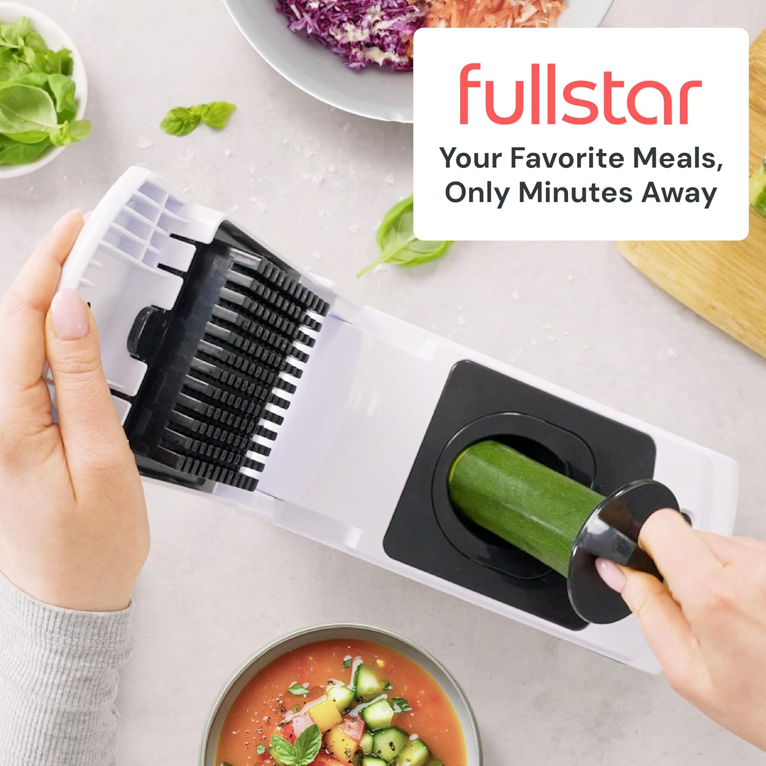 Fullstar The Original Pro Chopper - Vegetable Chopper and Spiralizer, 