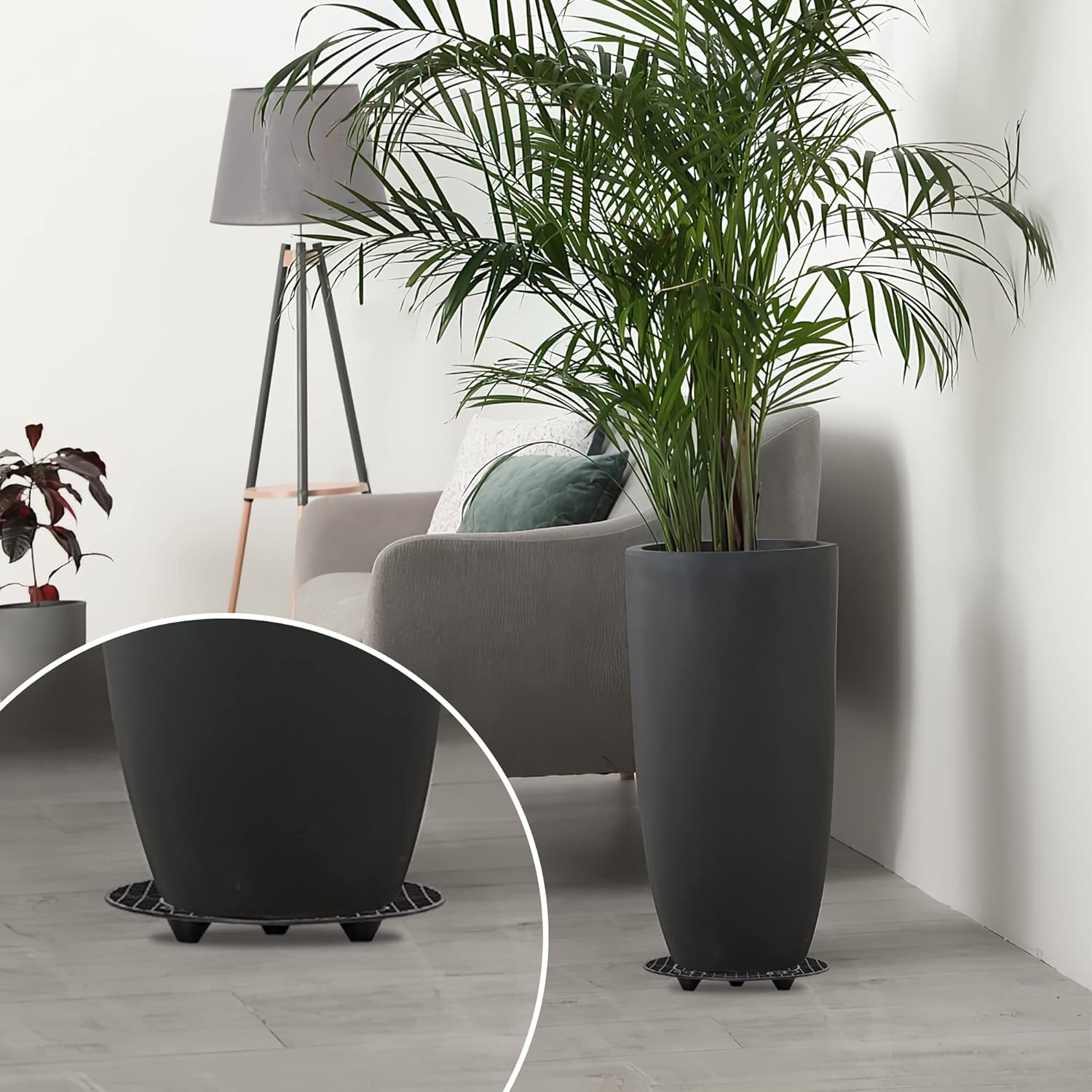 8Pcs Plant Stand Indoor Outdoor, Plant Level Pot Elevator- 2 Size Plan