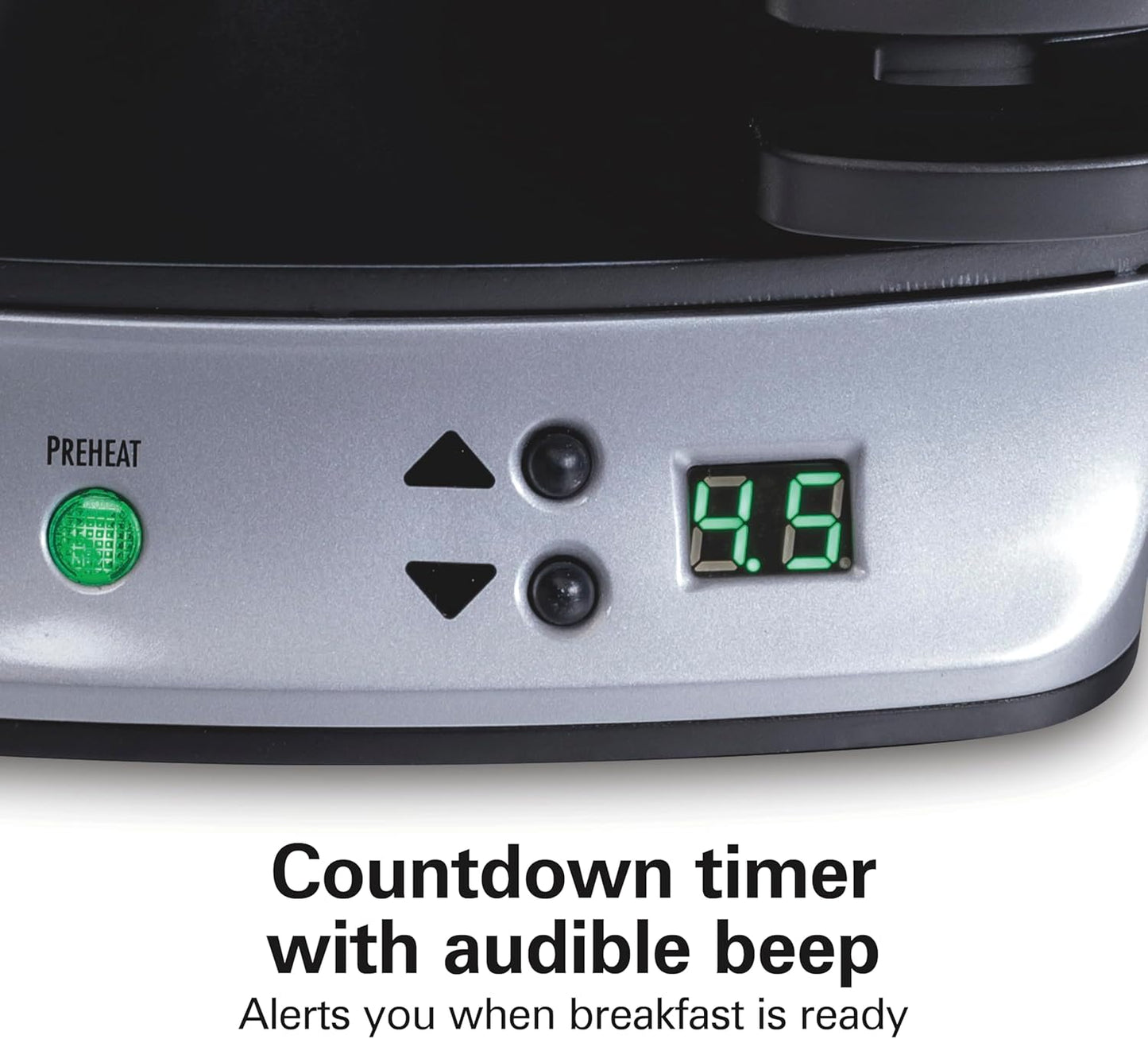 Hamilton Beach Dual Breakfast Sandwich Maker with Timer, Ready in 5 Mi