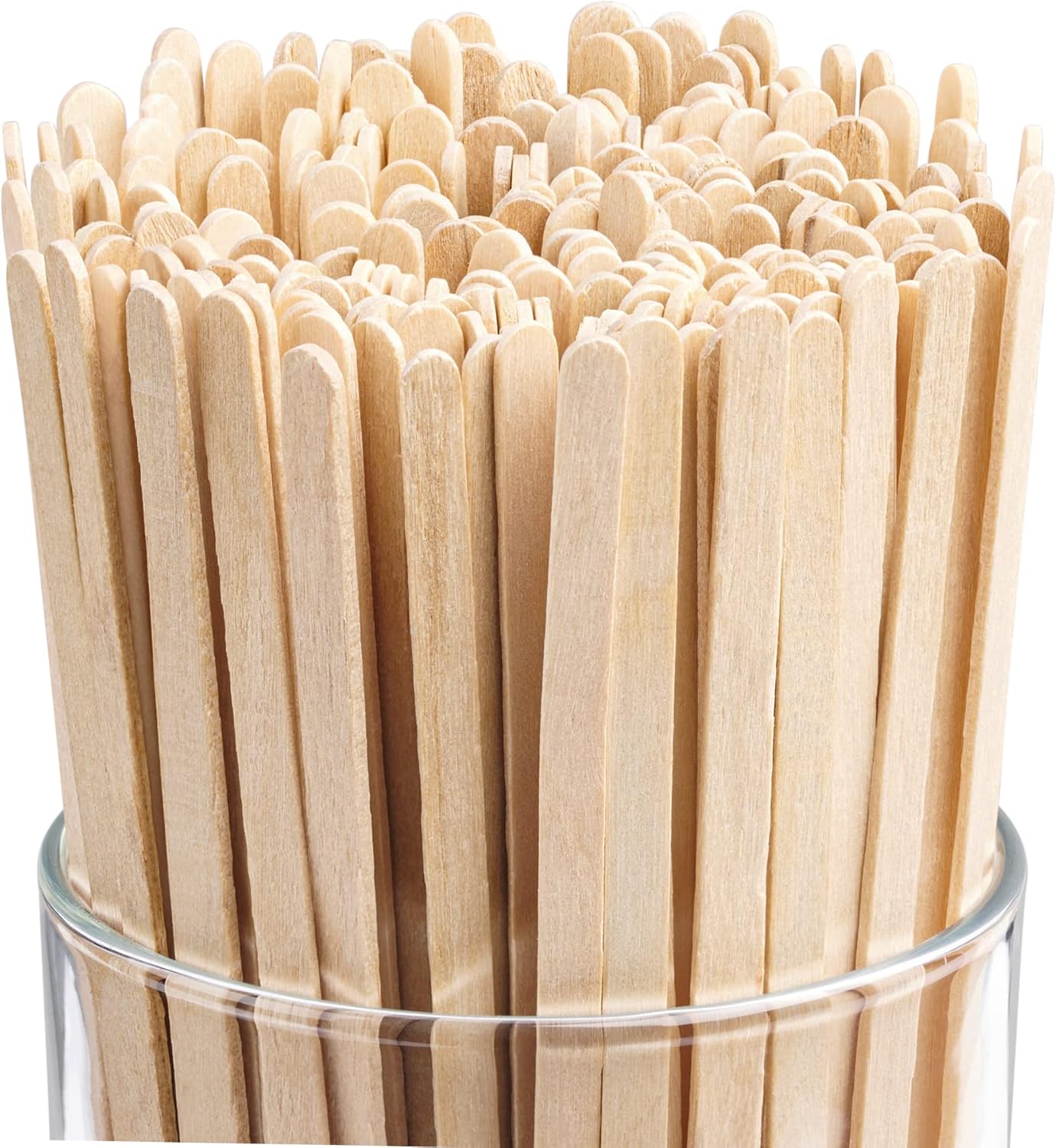 Wood Coffee Stirrers Stir Sticks - 1,000 Biodegradable Disposable Wood