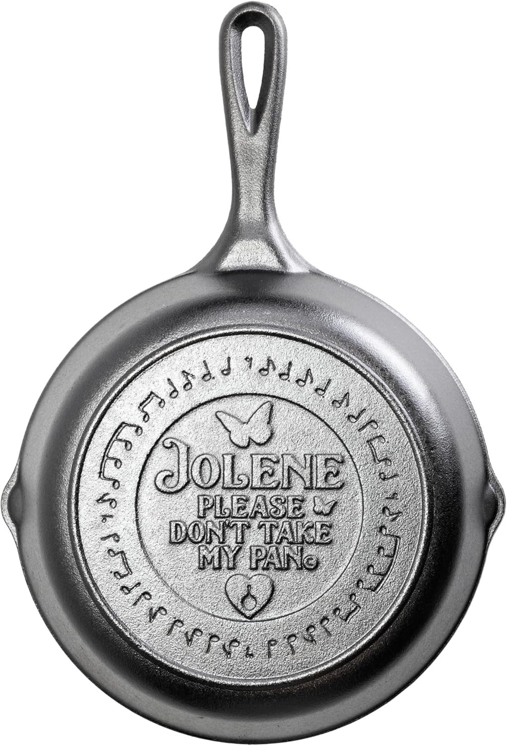 Lodge 8 Inch Dolly Parton Pre-Seasoned Cast Iron Stamped Skillet - Sig