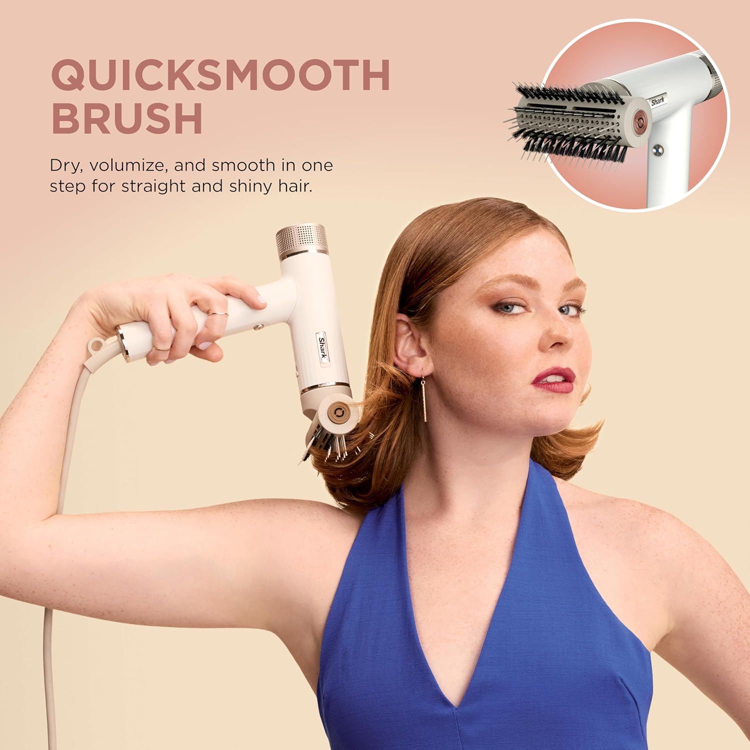 Shark Hair Dryer | SpeedStyle | No Heat Damage Hair Styling Tool | 3 S