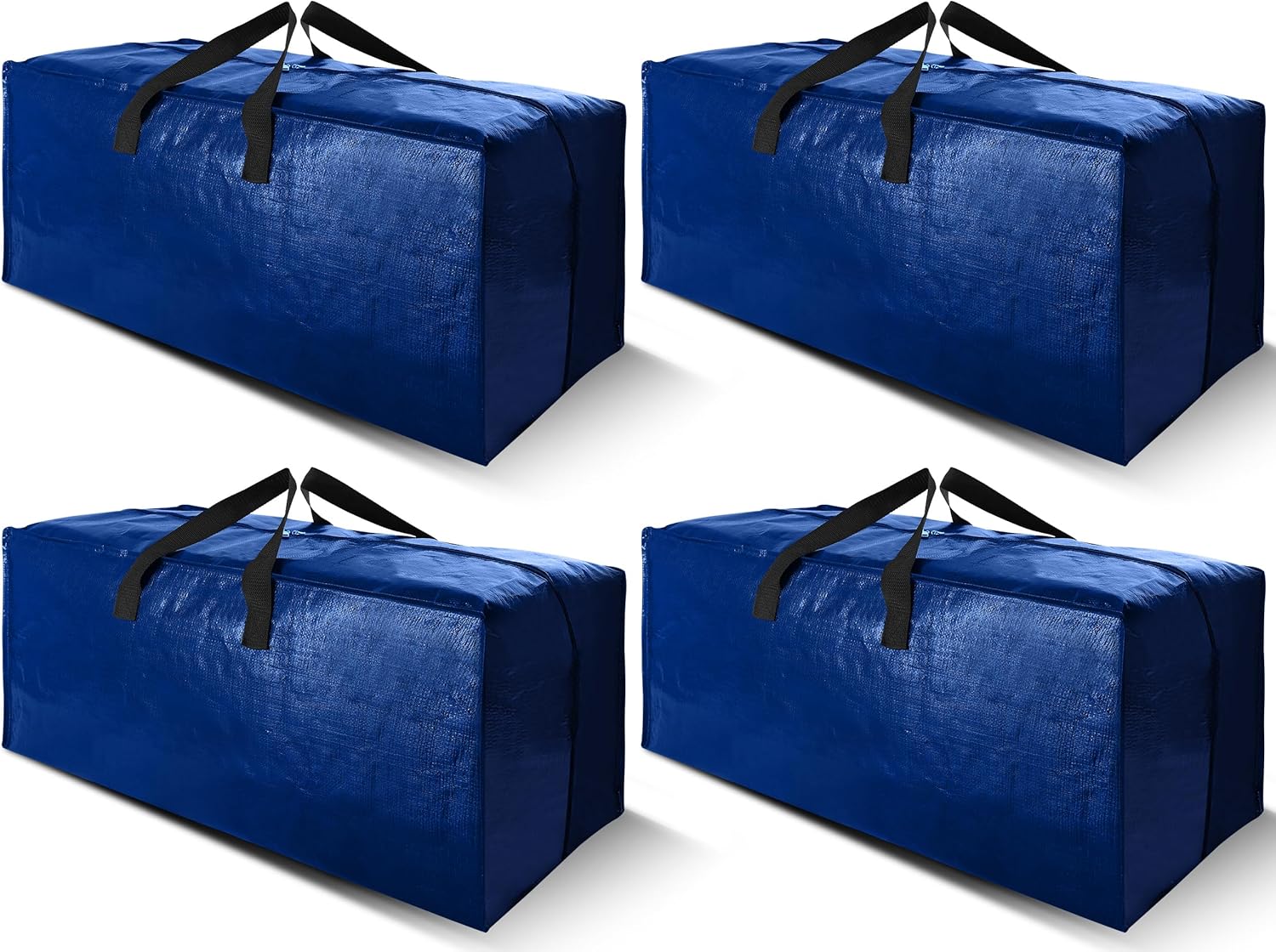 Cosy Family 4 Pack Heavy Duty Extra Large Moving Bags with Backpack St