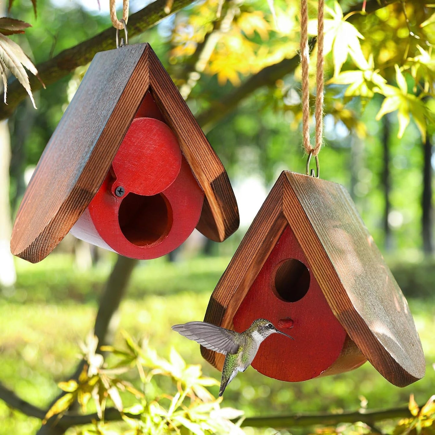Hummingbird House for Outside. Hummingbird Gifts. Gardening Gifts for 
