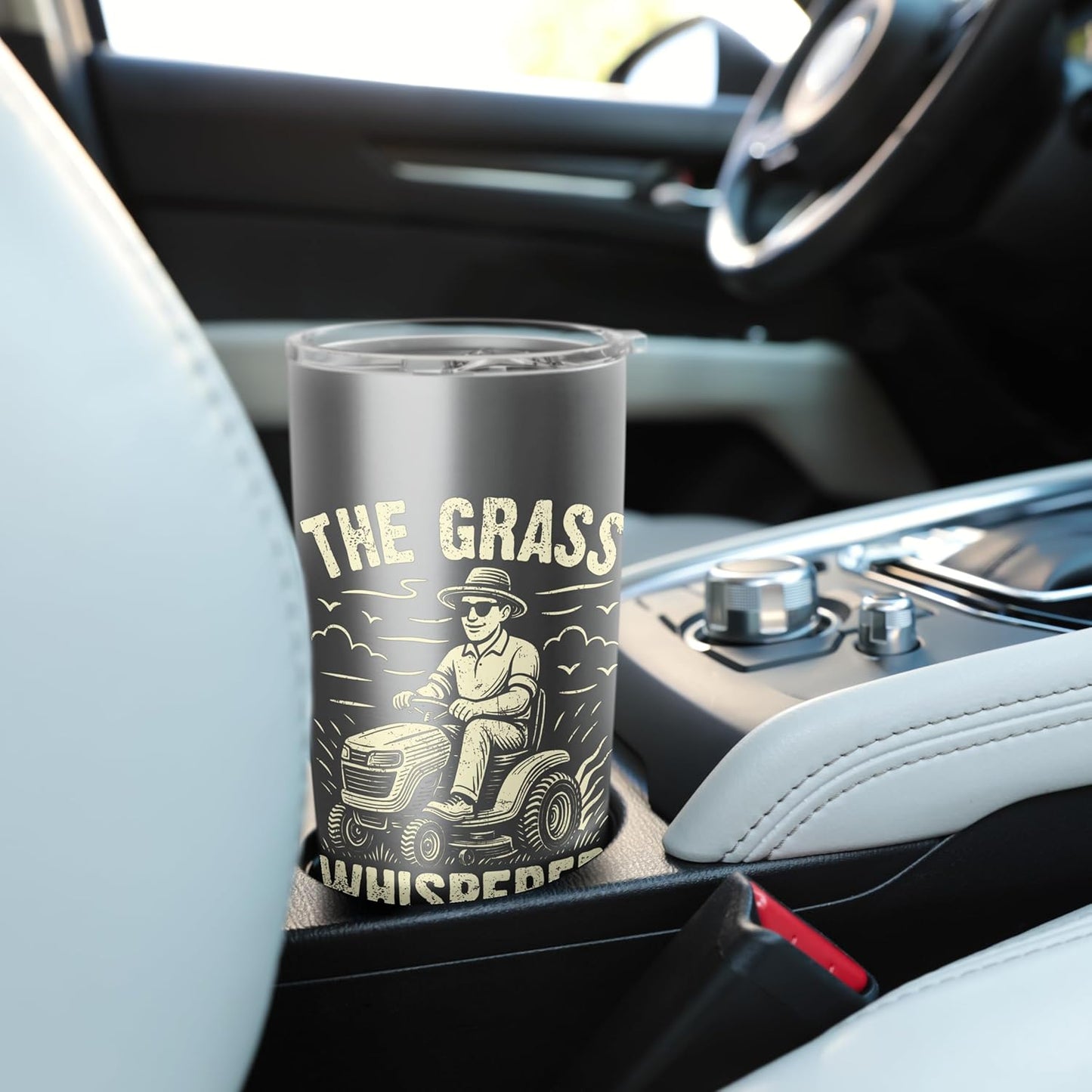 The Grass Whisperer Lawn Mowing Stainless Steel Insulated Tumbler