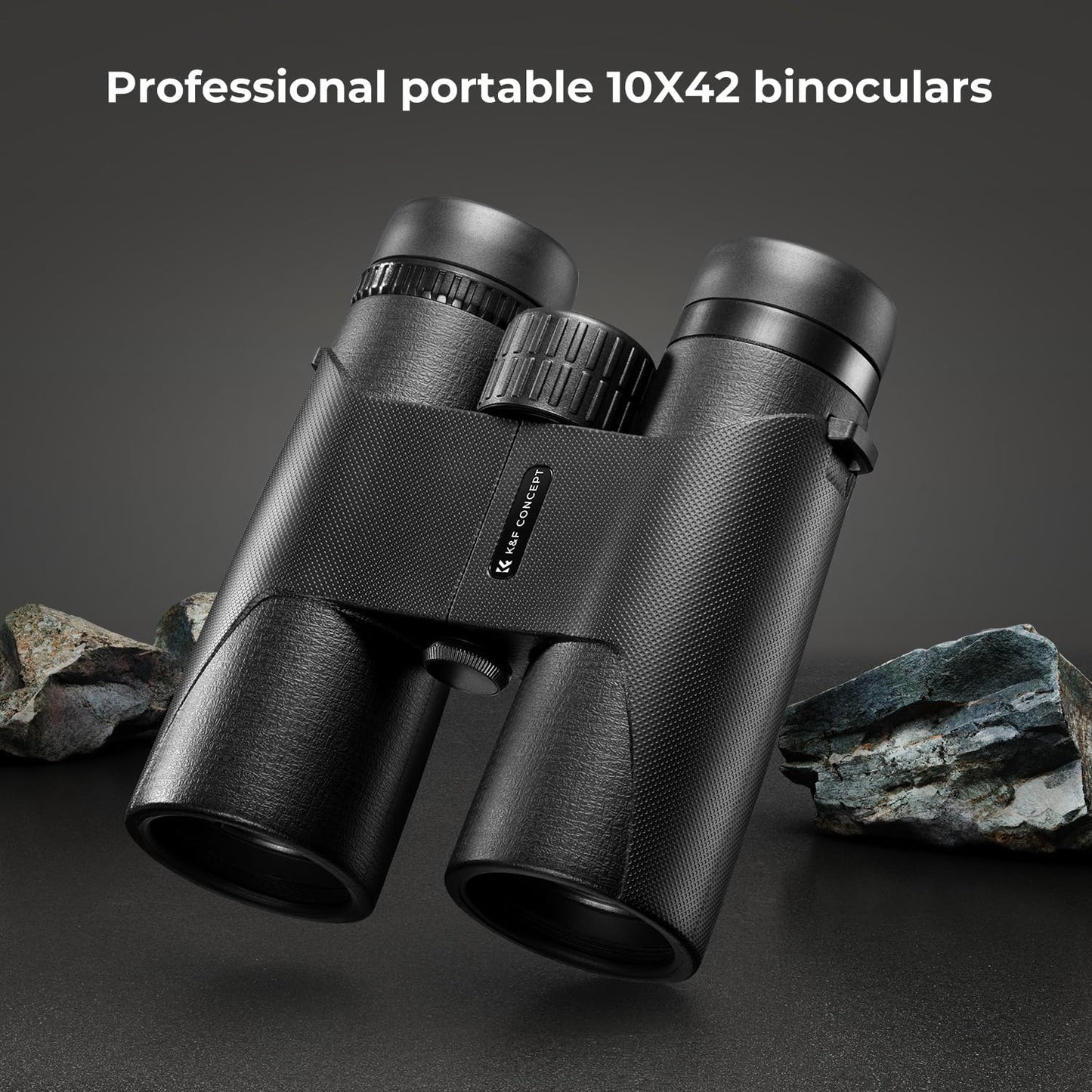 K&F Concept 10x42 Compact Binoculars for Kids and Adults, IP66 Waterpr