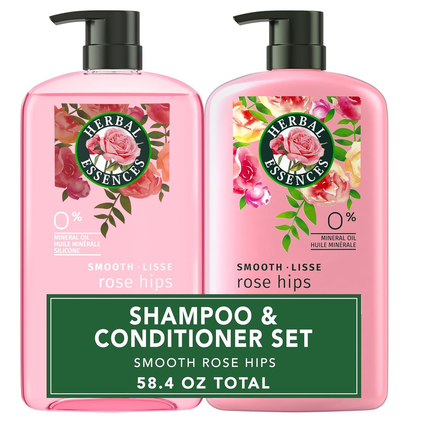Herbal Essences Shampoo & Conditioner Set, Rose Hips - Smooth Collecti
