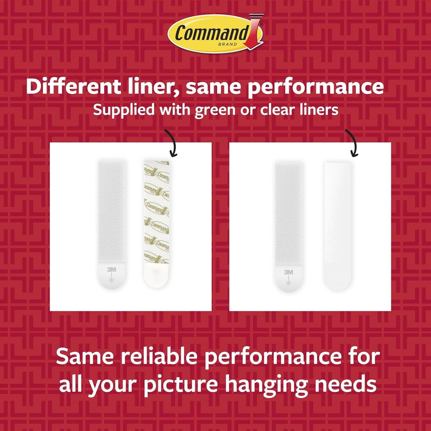 Command 4 lb Small Picture Hanging Strips 18 Pairs (36 Command Strips), Damage-Free Hanging Picture Hangers, No Tools Wall Hanging Strips for Home Decor, White Adhesive Strips