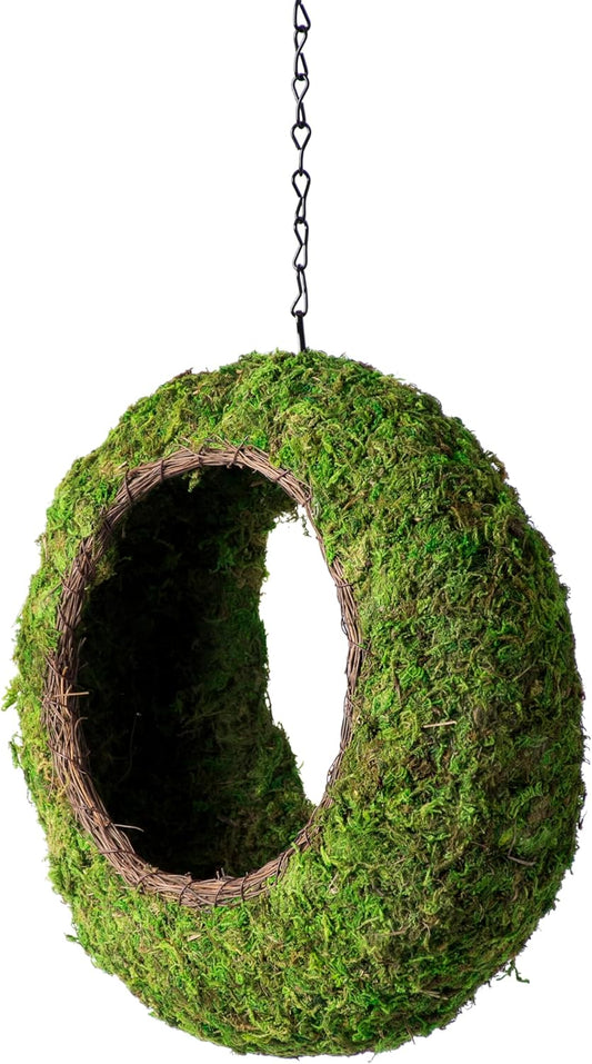 SuperMoss (56904) Sunrise Bird Feeder Hanging Outdoor Décor Handwoven 