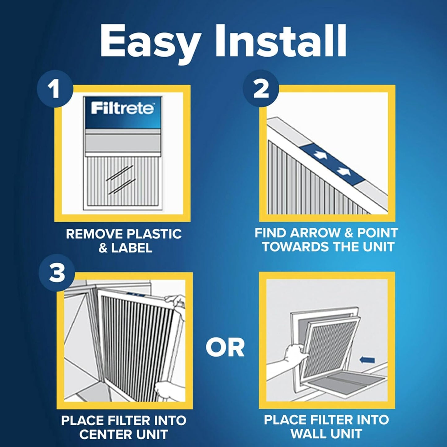 Filtrete 20x25x1 AC Furnace Air Filter, MERV 11, MPR 1000, Micro Aller