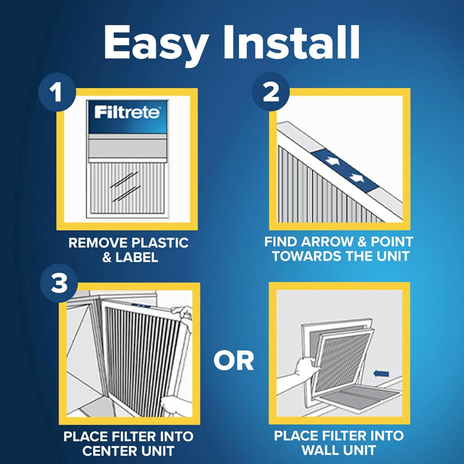 Filtrete 20x25x1 AC Furnace Air Filter, MERV 11, MPR 1000, Micro Aller