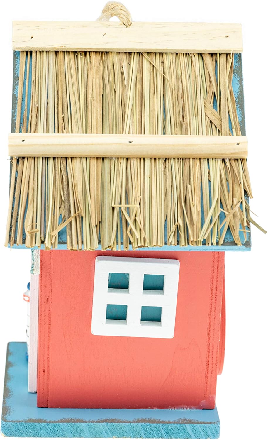 CLEVER GARDEN Hanging Birdhouse, Decorative Outdoor Bird Feeder for Hu