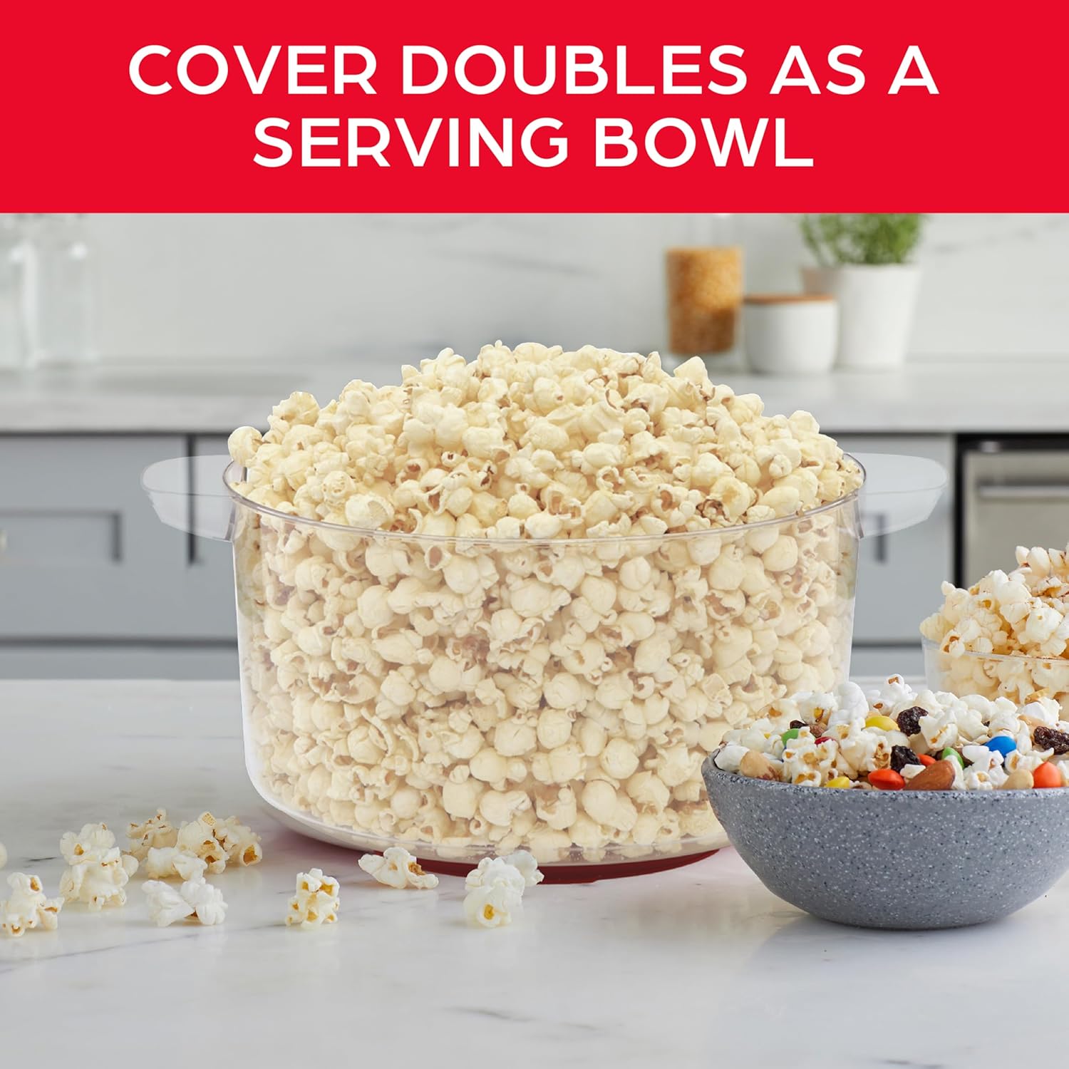West Bend Stir Crazy Hot Oil Popcorn Popper, Popcorn Maker Machine wit