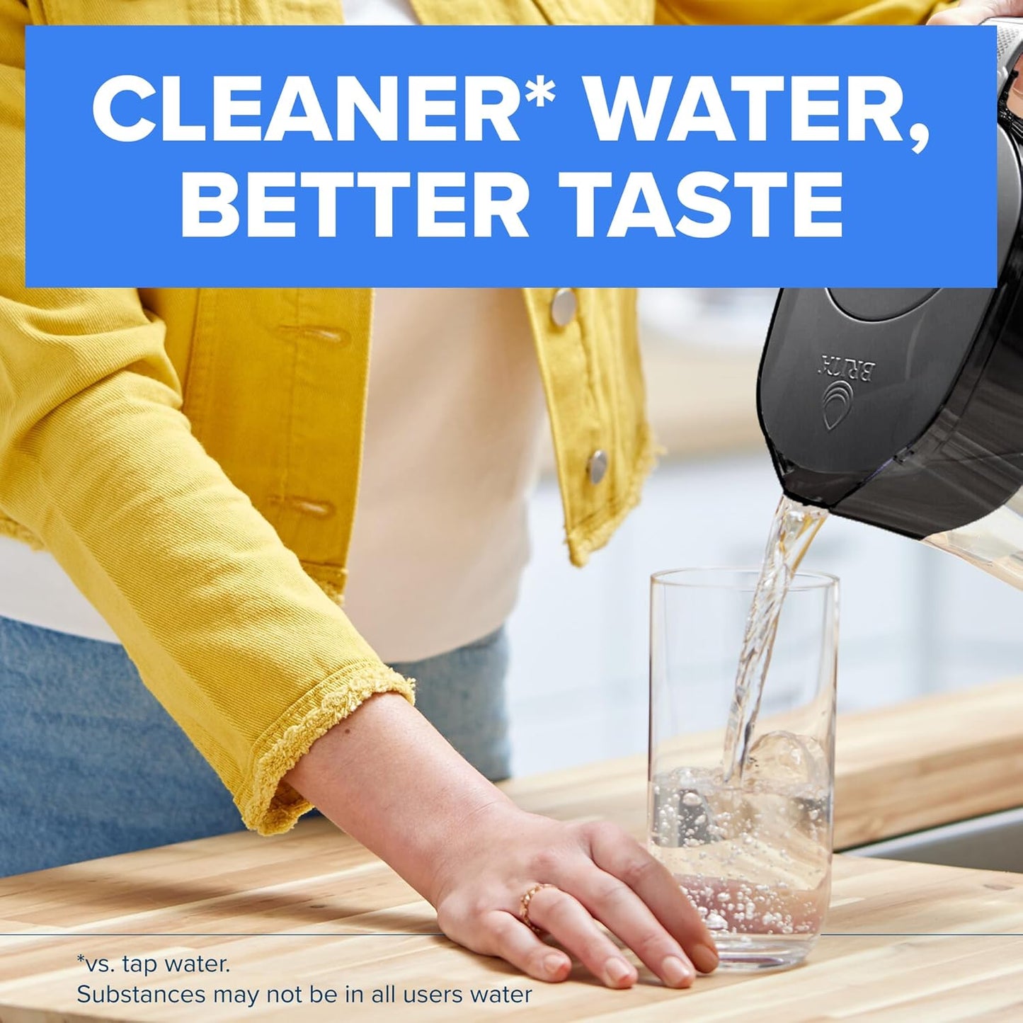 Brita Water Pitcher, Metro Elite Filter, Removes 99% of Lead, Includes