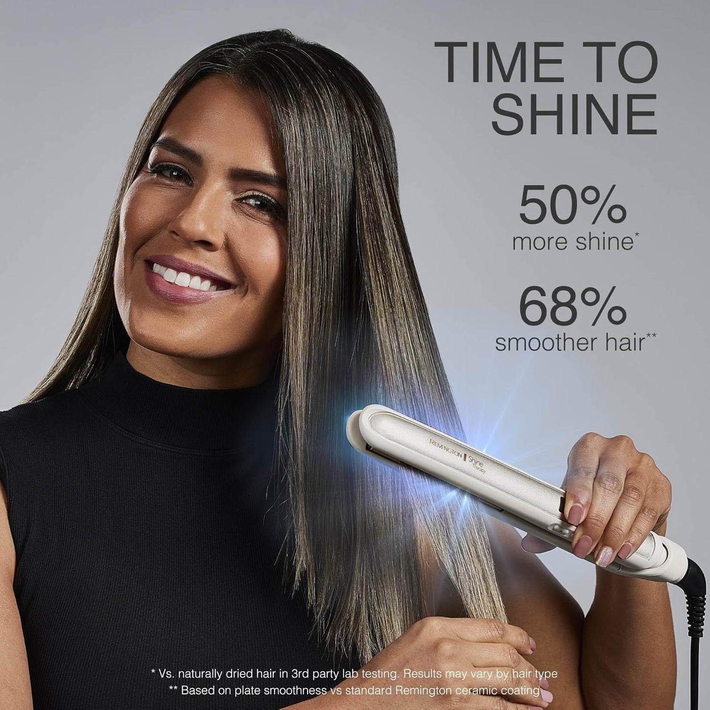 Remington Shine Therapy 1 inch Hair Straightener Iron, Flat Iron Infus