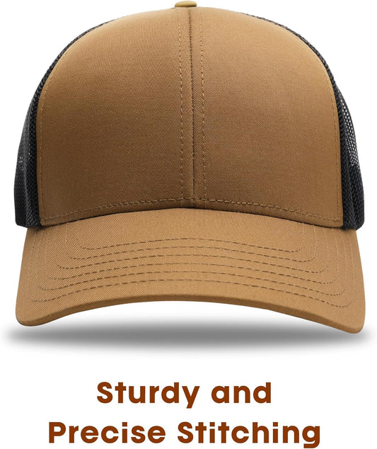 FURTALK Mens Trucker Hat Structured Mesh Baseball Cap Adjustable Class