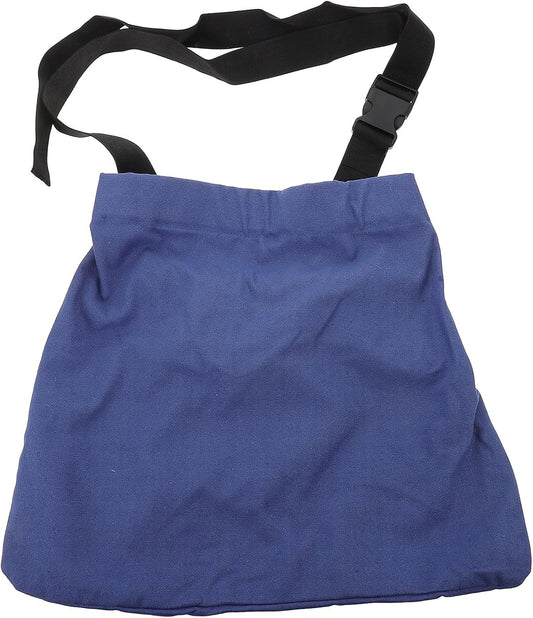Milisten Gardening Fruit Picking Apron Bag with Waist Strap, Outdoor Berry Harvest Pouch in Blue for Vegetable and Fruit Collection