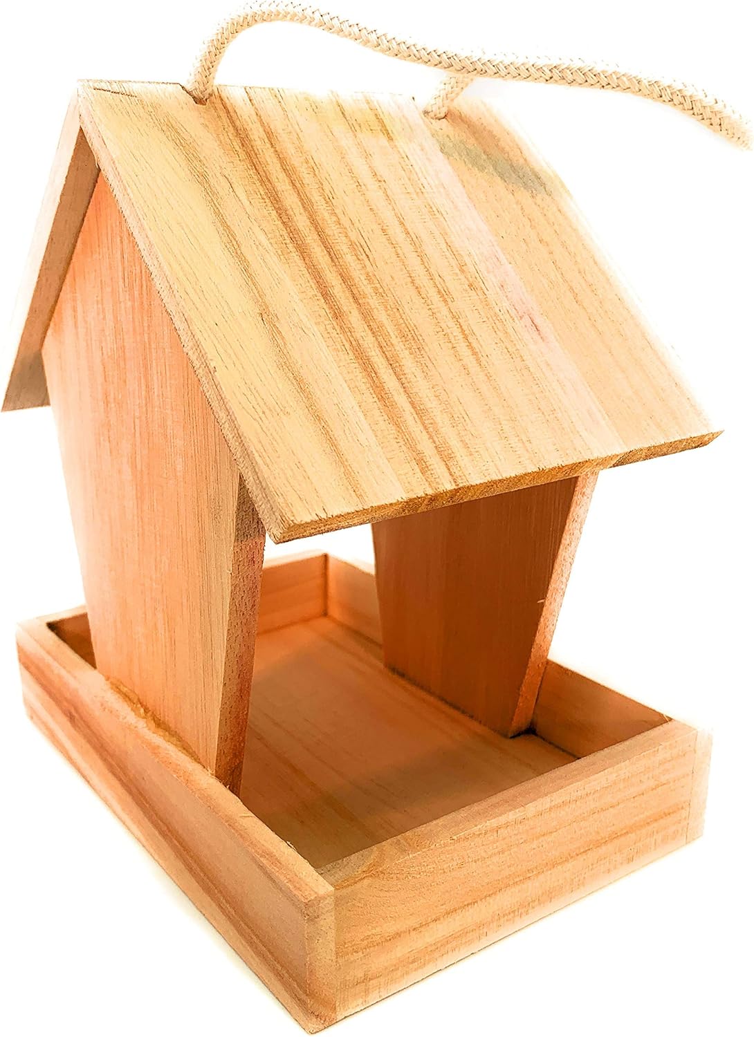 3-Piece DIY Birdhouse Set with Feeder – Includes 2 Wooden Bird Houses & 1 Bird Feeder, Large Paintable Craft Kit for Kids & Adults, Ideal for Home, Garden & Outdoor Decor