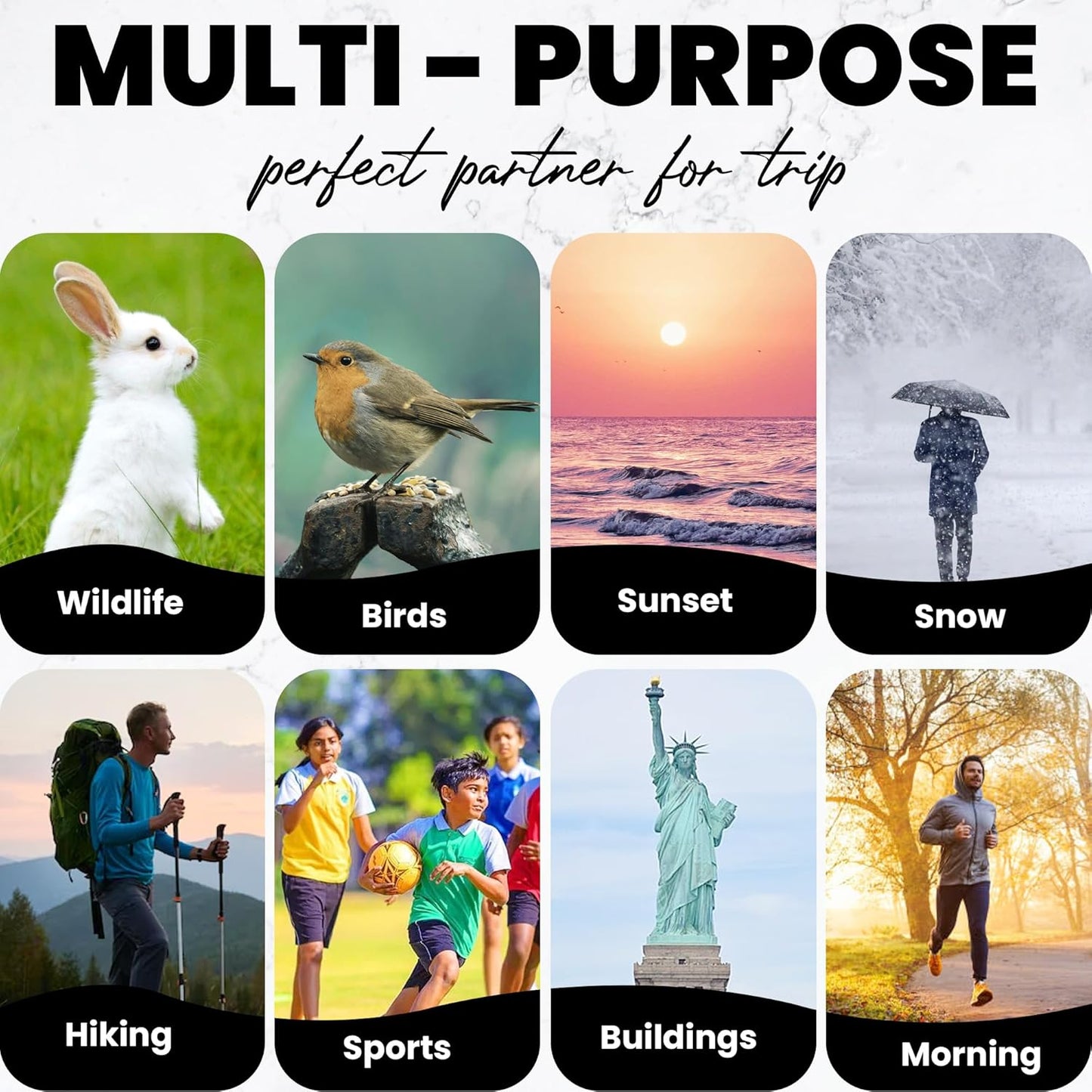20x25 High Powered, HD Compact Binoculars for Adults and Kids, Unique Diopter Adjustment Feature, FMC Multi-Layer Coating, Perfect for Bird Watching, Hiking, Sightseeing & Live Events