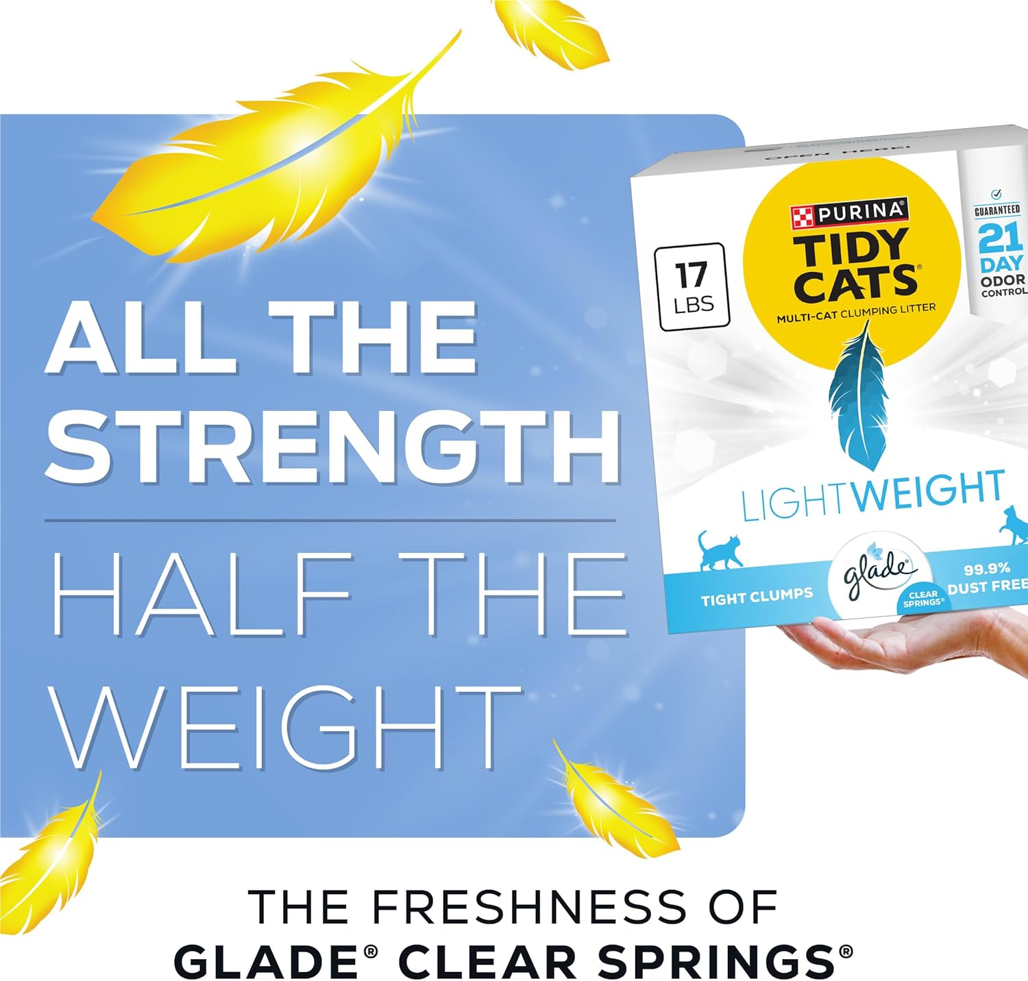Purina Tidy Cats LightWeight With Glade Clear Springs Multi-Cat, Clump