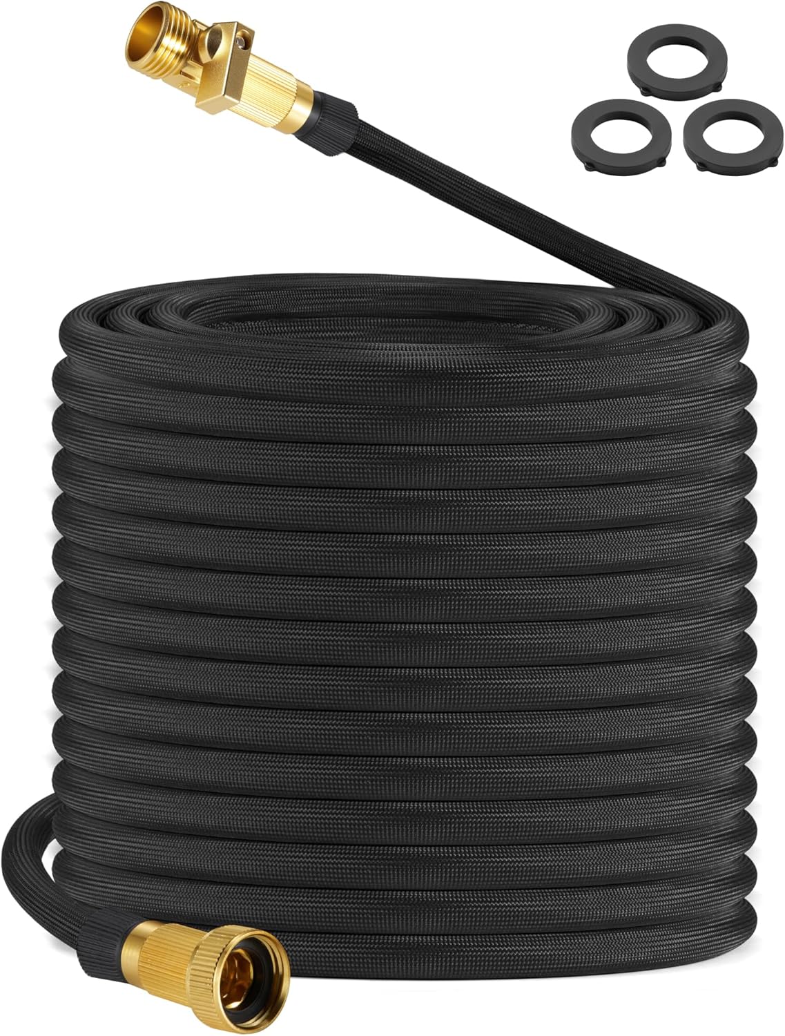 100ft Garden Hose – Lightweight & Flexible Water Hose, Leak-Proof Fabr