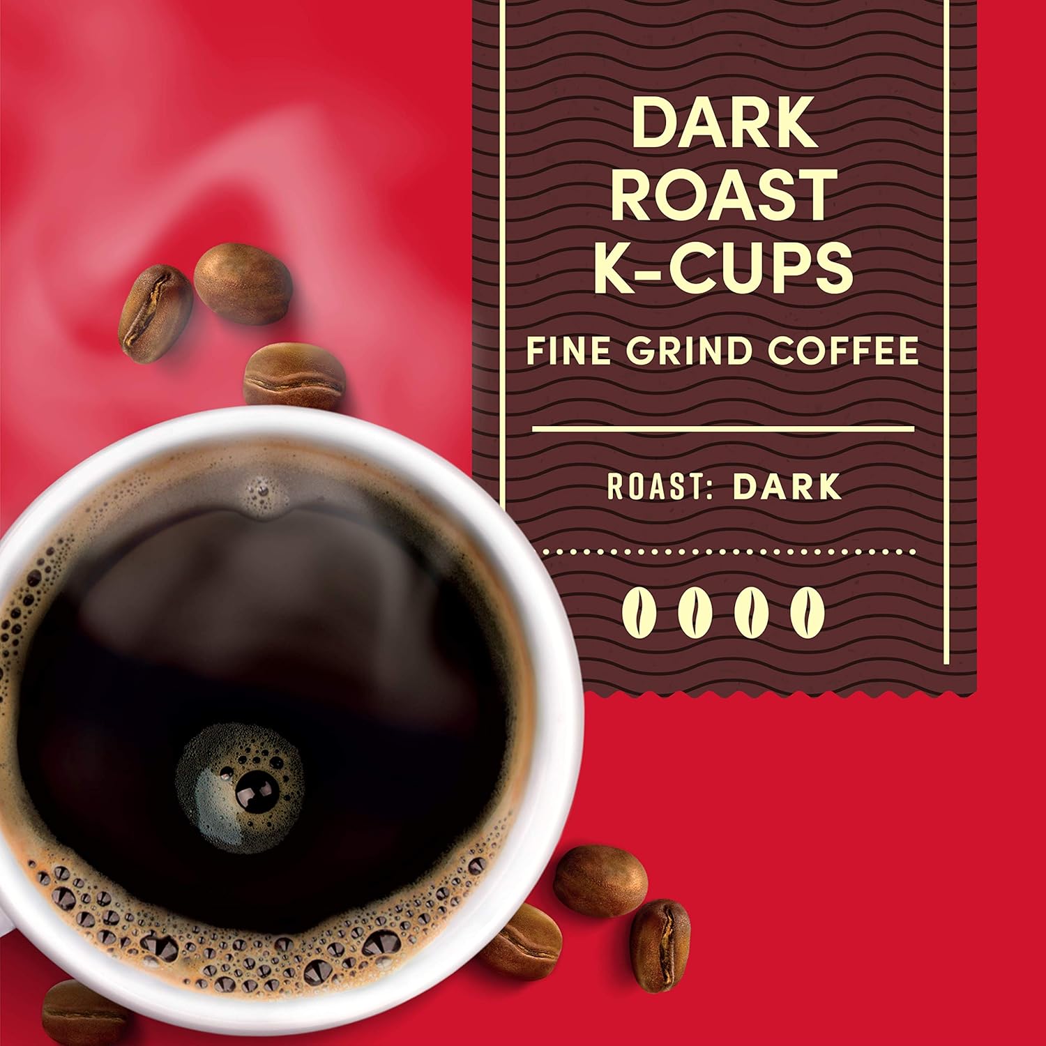Tim Hortons Dark Roast Coffee, Single-Serve K-Cup Pods Compatible with