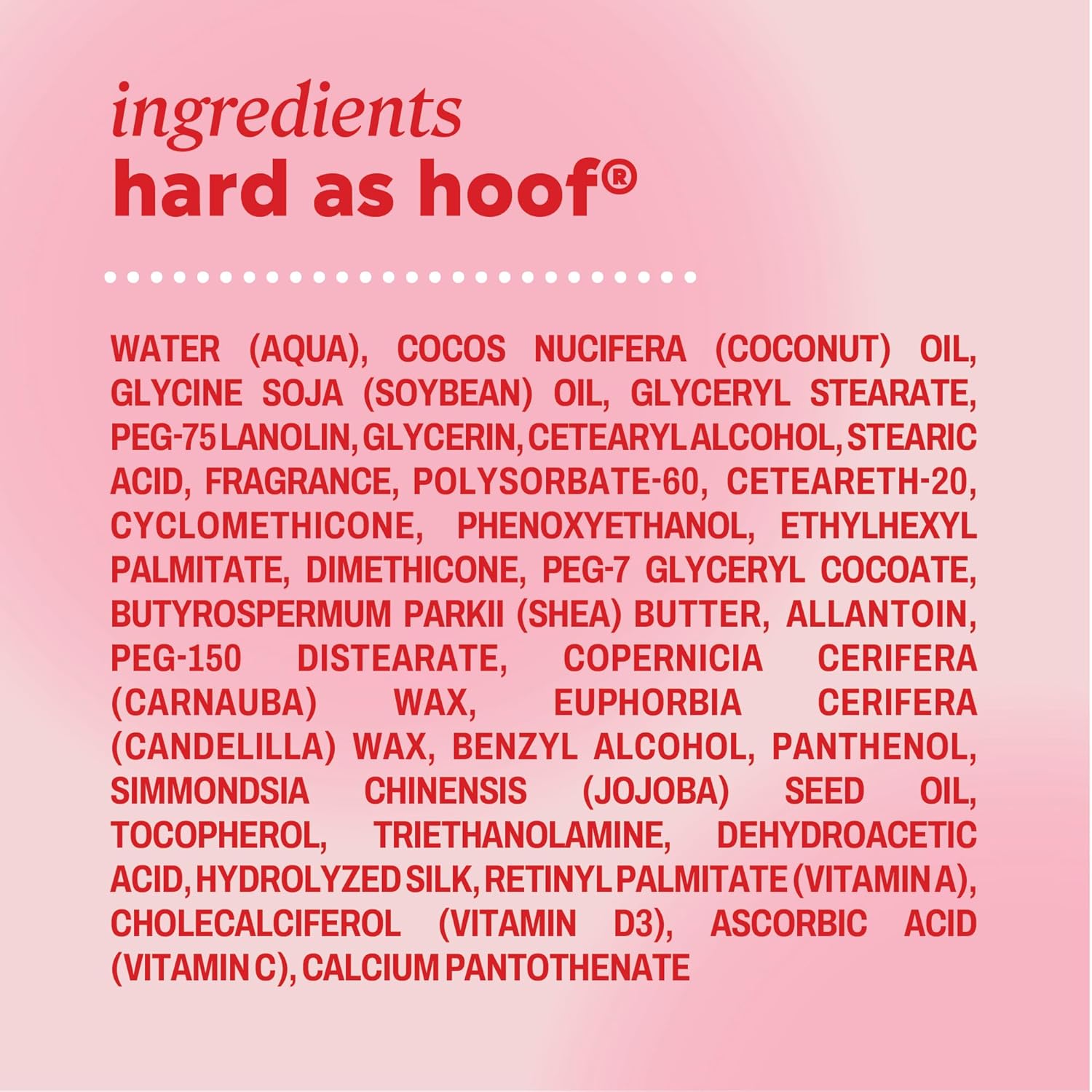 Onyx Professional Hard as Hoof Nail Strengthening Cream, Island Coconu