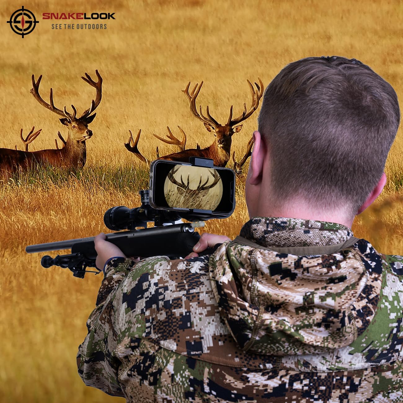 SnakeLook™ GEN 2 Scope Phone Adapter – Quick Connect Universal Smartphone Mount for Filming & Aiming Only – NOT for Shooting or Hunting Perfect to Capture Outdoor Scenes-Universal Phone Adapter-GEN 2